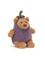 Jellycat Bartholomew Bear Eggplant