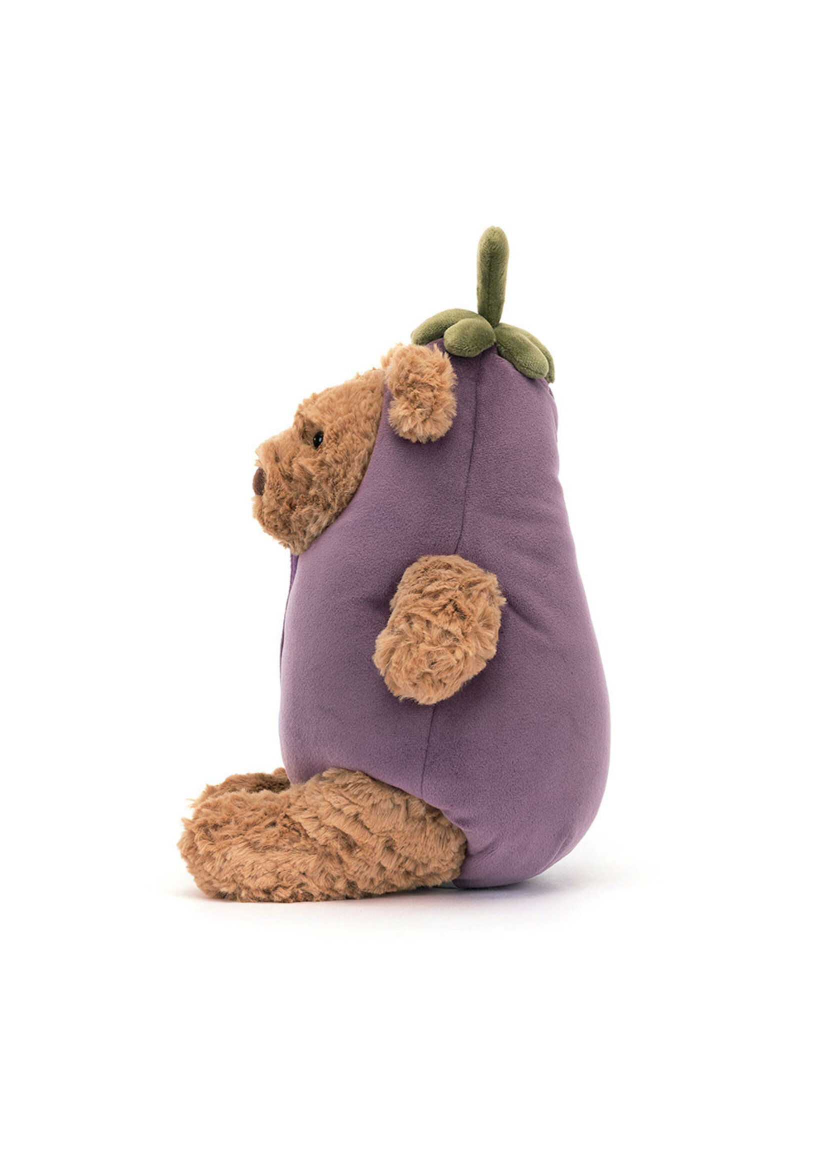 Jellycat Bartholomew Bear Eggplant