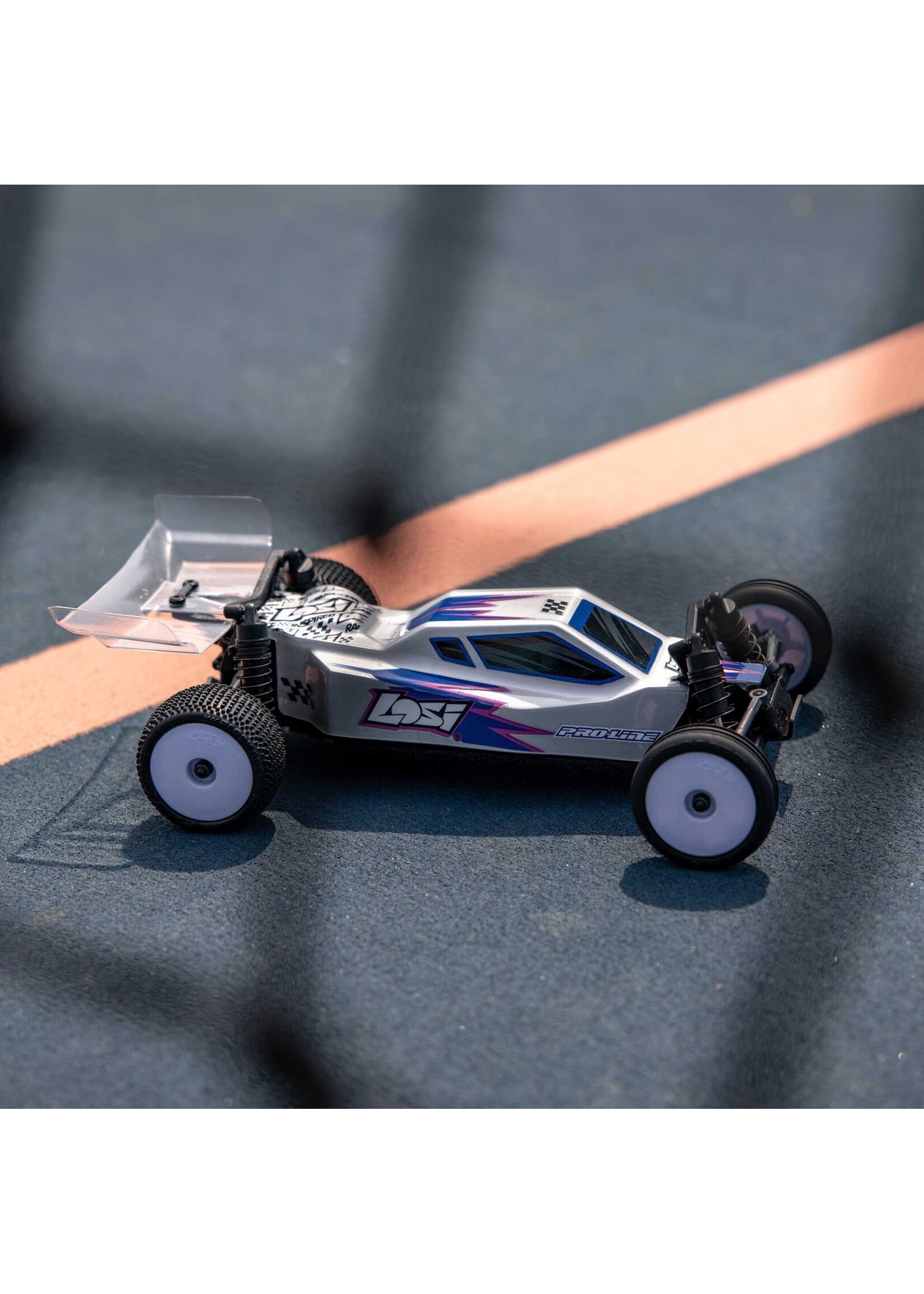 Losi LOS00007T2 - 1/24 Micro-B 2WD Buggy, RTR - Silver