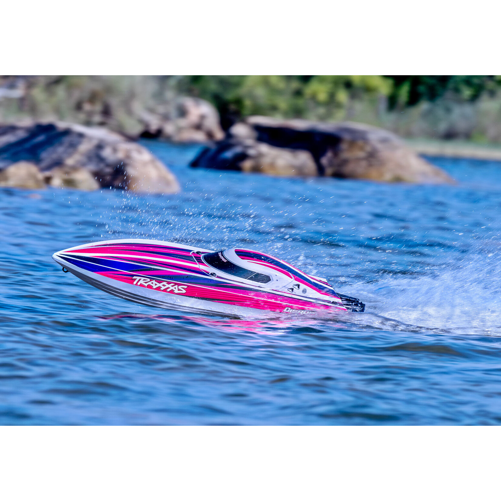 Traxxas 1060644PINK - Disruptor 4S Race Boat - Pink