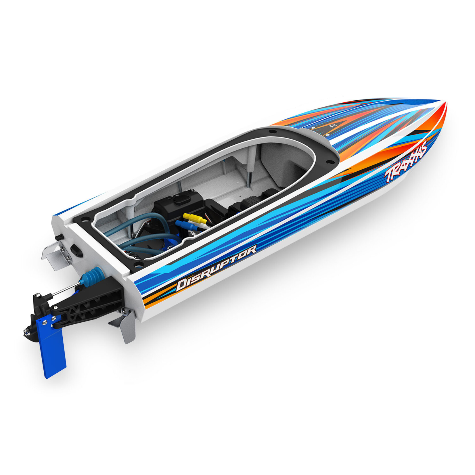 Traxxas 1060644ORNG - Disruptor 4S Race Boat - Orange