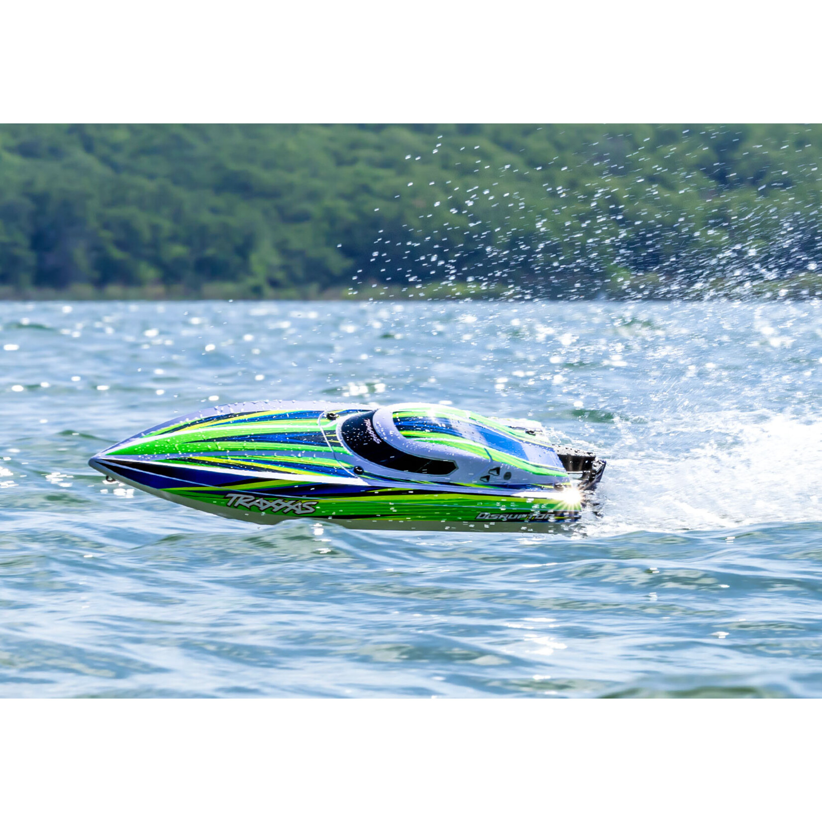 Traxxas 1060644GRN - Disruptor 4S Race Boat - Green