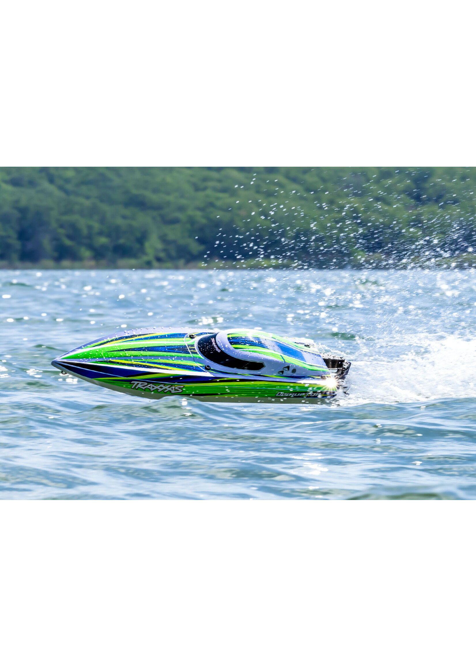 Traxxas 1060644GRN - Disruptor 4S Race Boat - Green