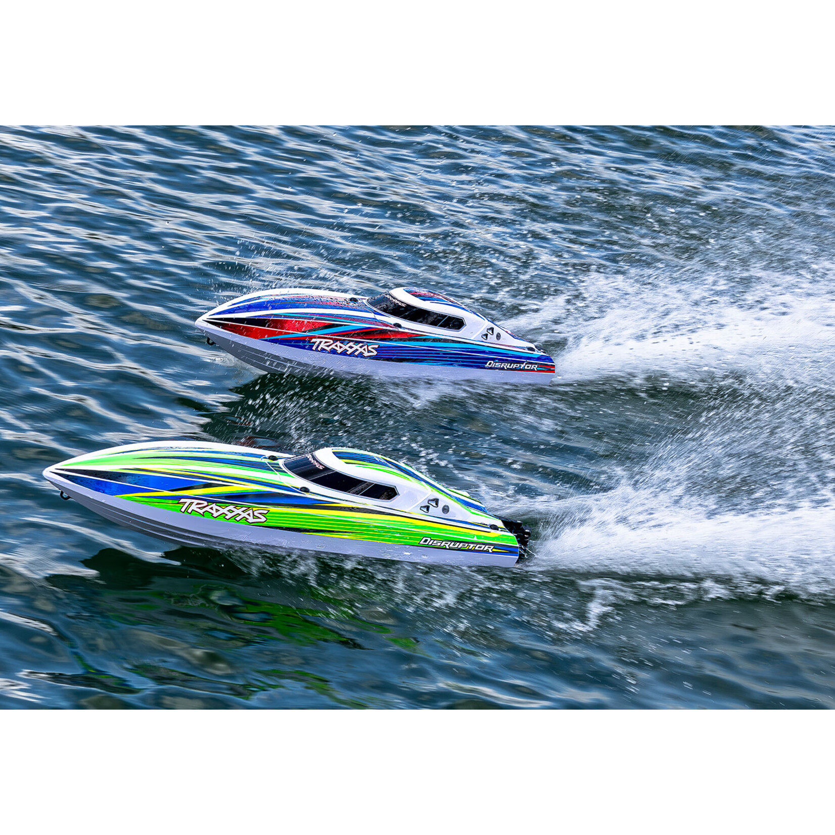 Traxxas 1060644GRN - Disruptor 4S Race Boat - Green