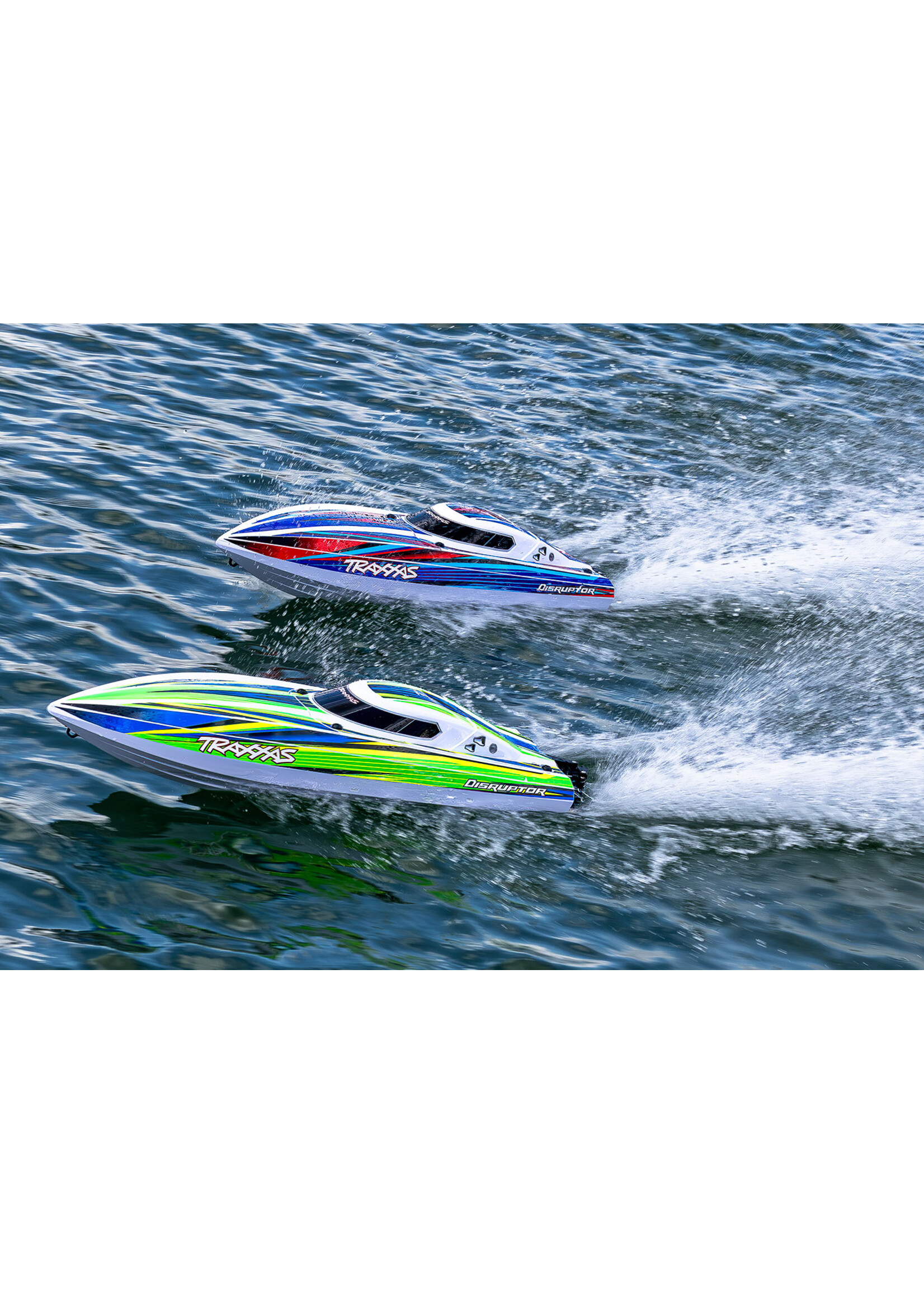 Traxxas 1060644GRN - Disruptor 4S Race Boat - Green