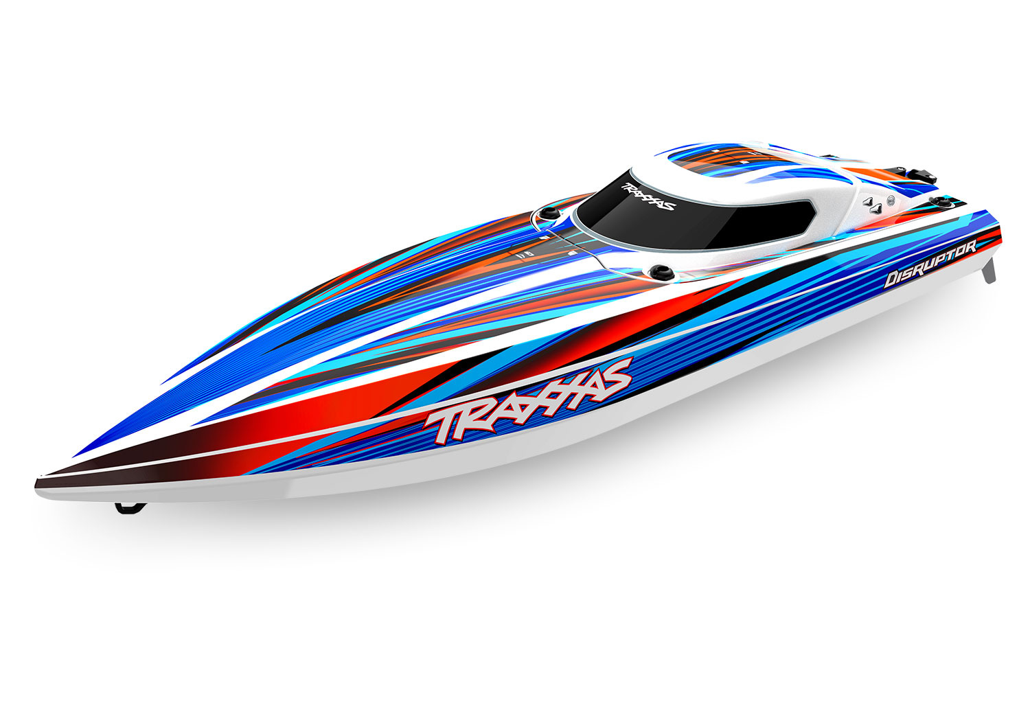 Traxxas 1060644BLUE - Disruptor 4S Race Boat - Blue - Hub Hobby