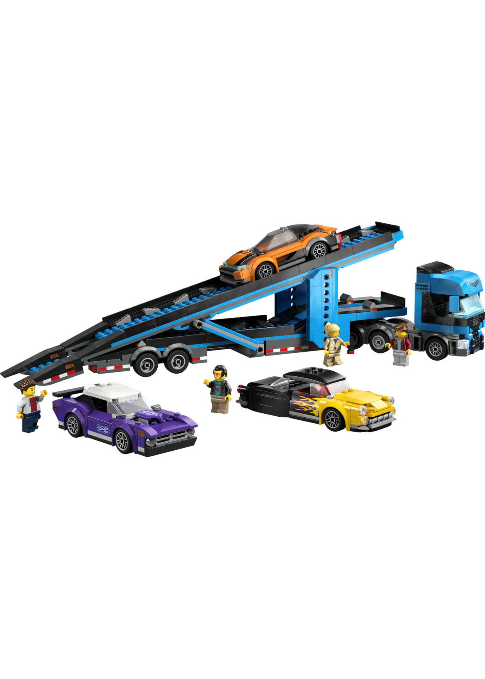 LEGO 60408 - Car Transporter Truck With Sports Cars