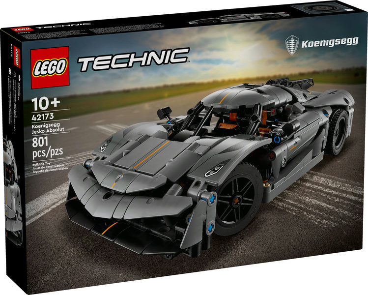 LEGO Technic™ 42173 - Koenigsegg Jeske Absolut Gray Hypercar - Hub