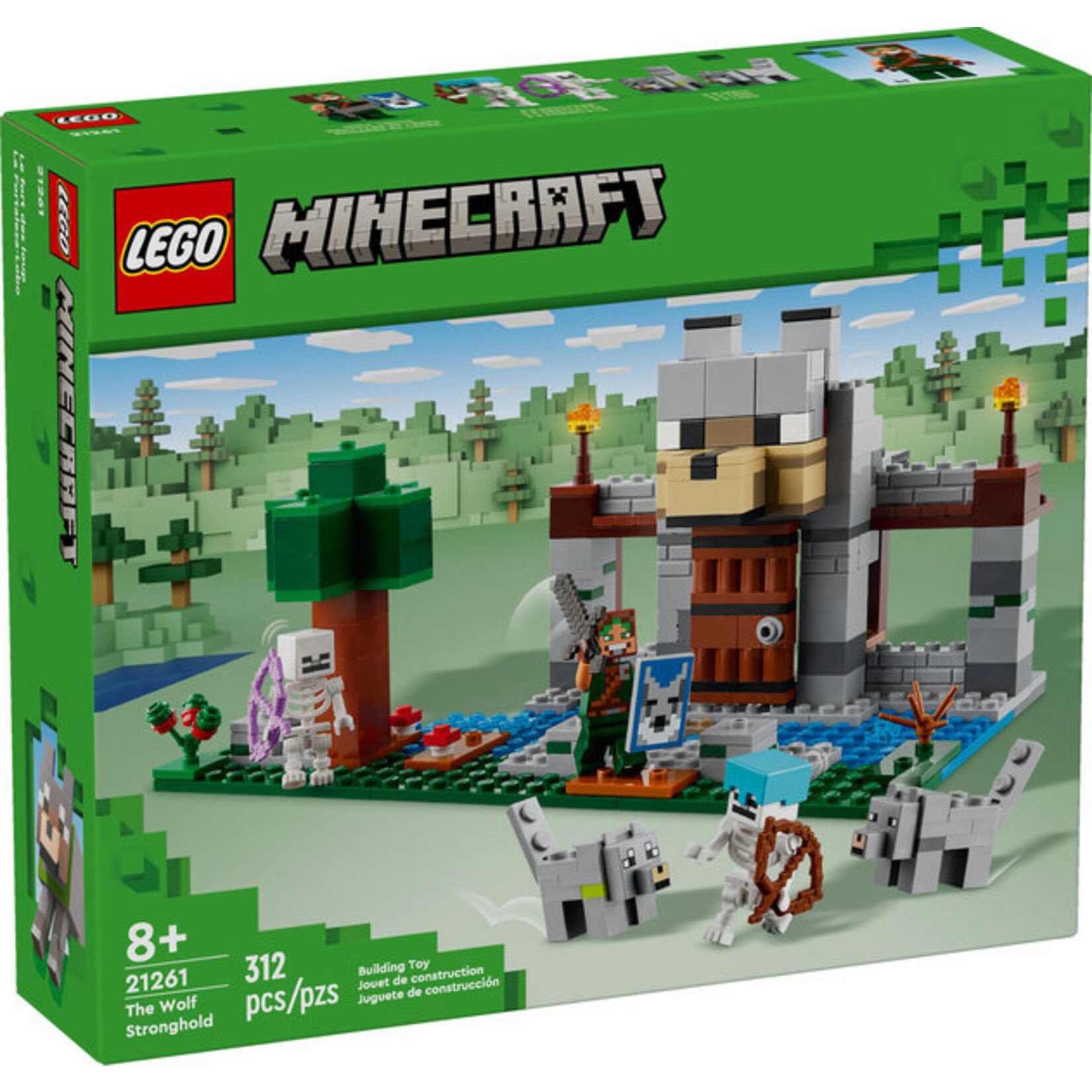 LEGO® Minecraft 21261 - The Wolf Stronghold