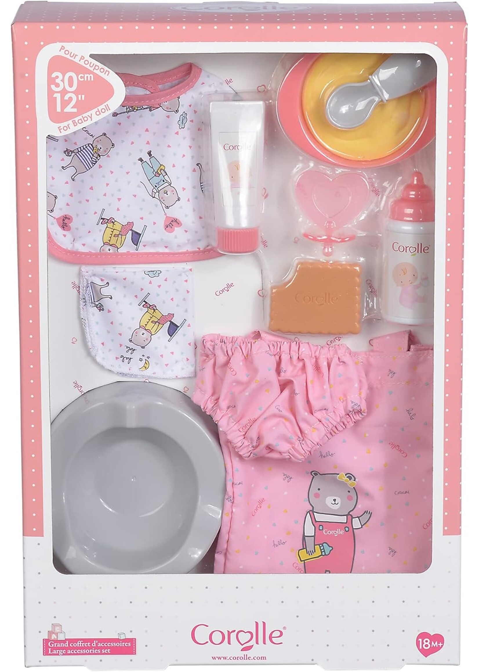 Corolle Large Accessories Set - Pink