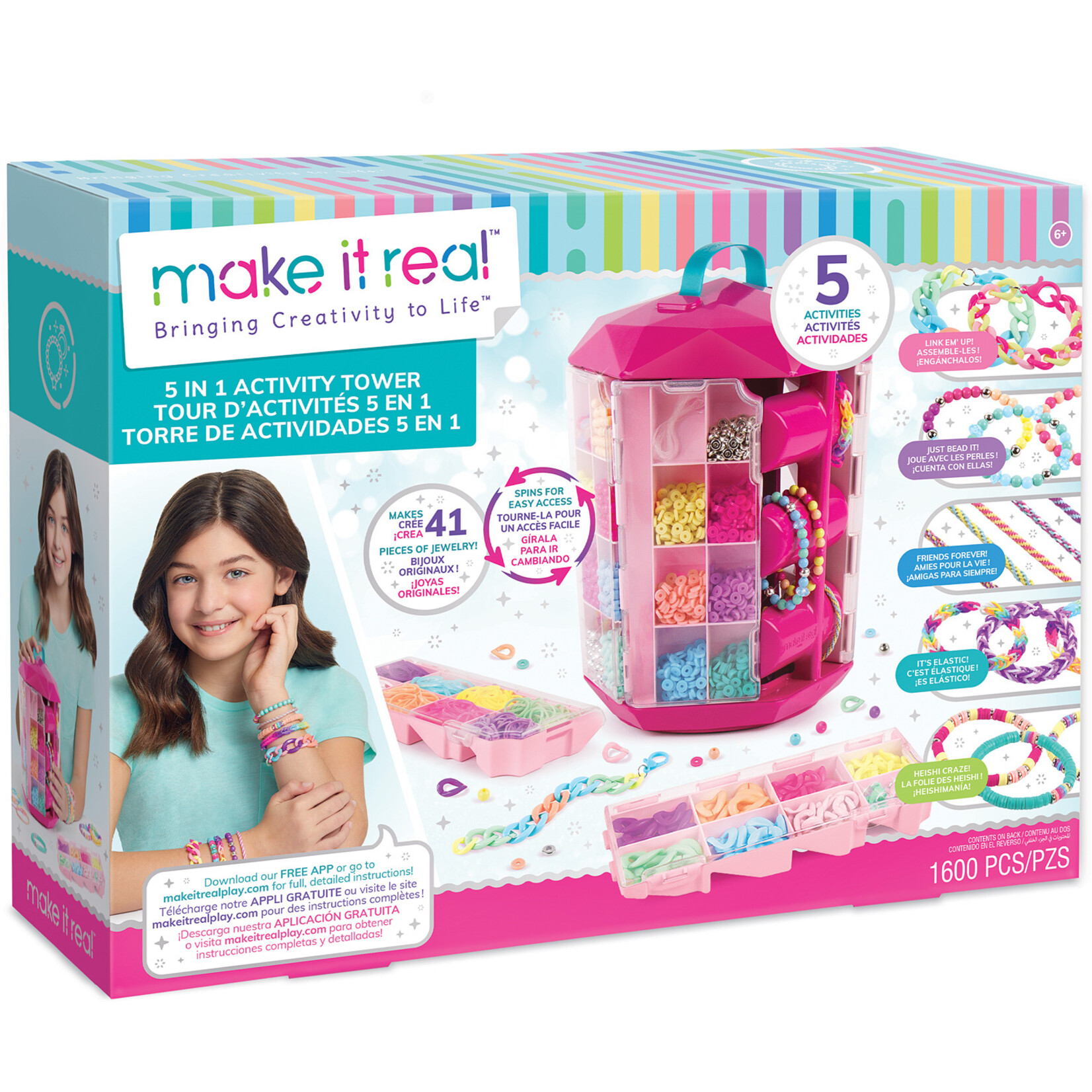 Make It Real 5 in 1 Activity Tower