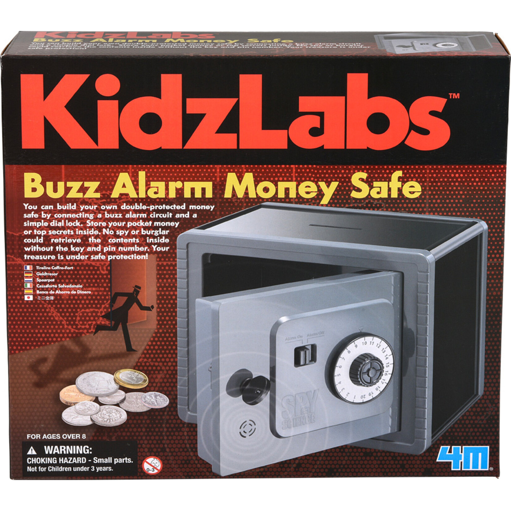 4M Kidzlabs Buzz Alarm Money Safe