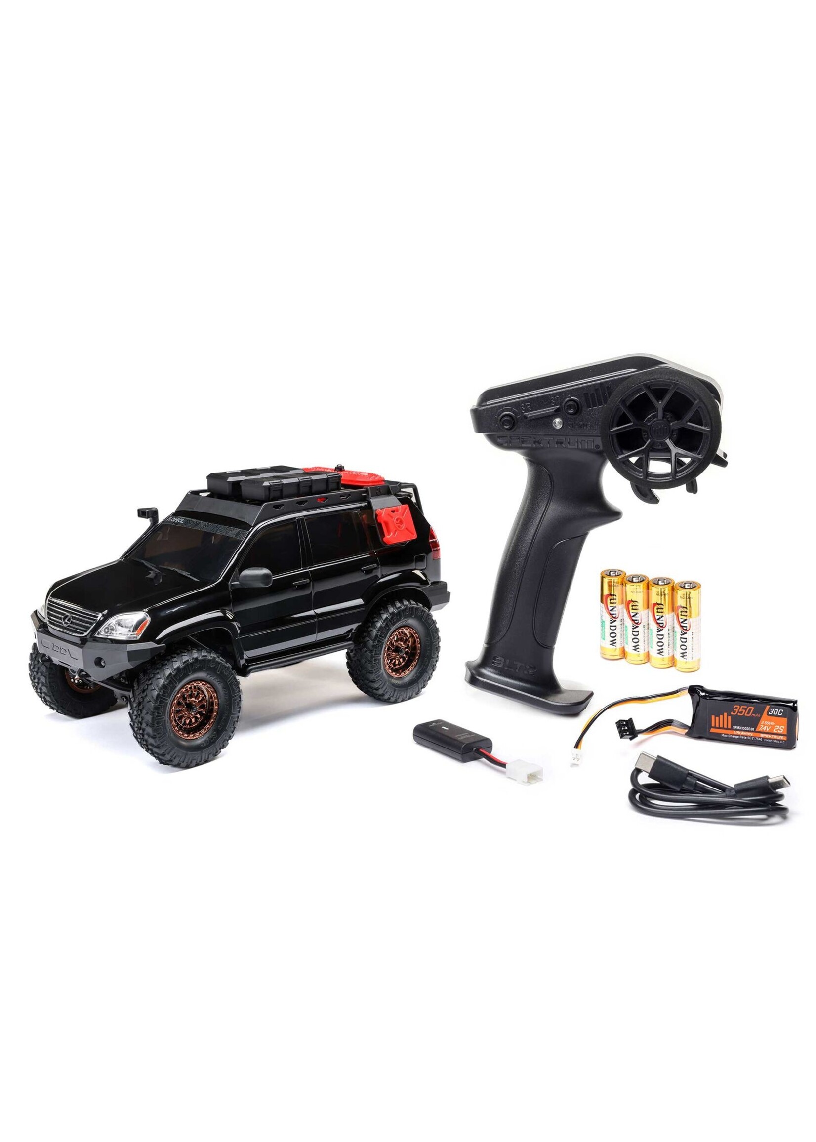 Axial AXI-1532T3 - SCX24 Lexus GX470 4WD, RTR - Black