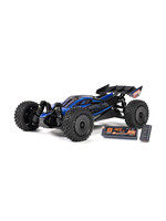 Arrma 1/18 BLX Typhon GROM 4X4 Brushless Buggy, RTR - Blue