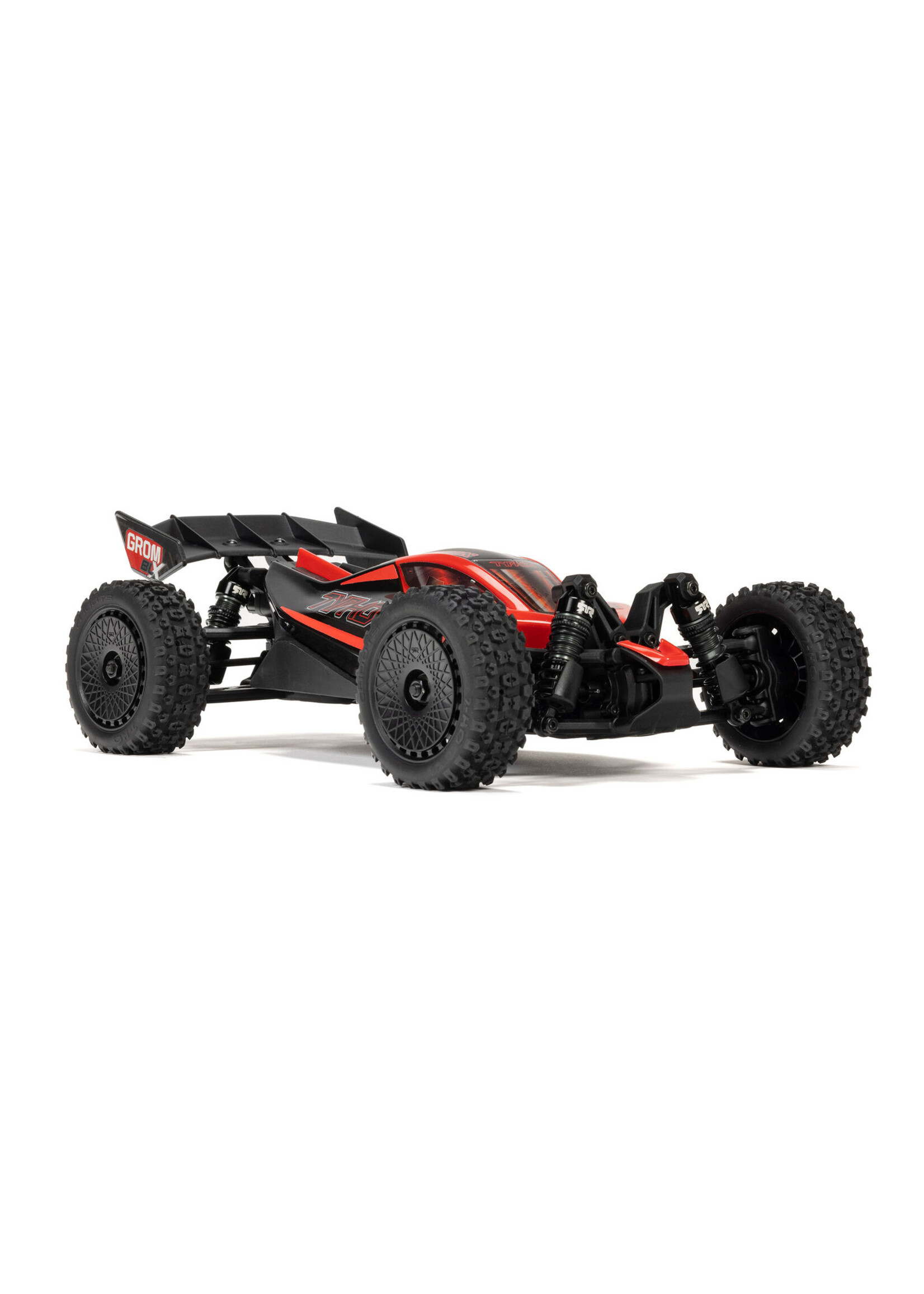 Arrma ARA2306ST1 - 1/18 BLX Typhon GROM 4X4 Brushless Buggy, RTR - Red