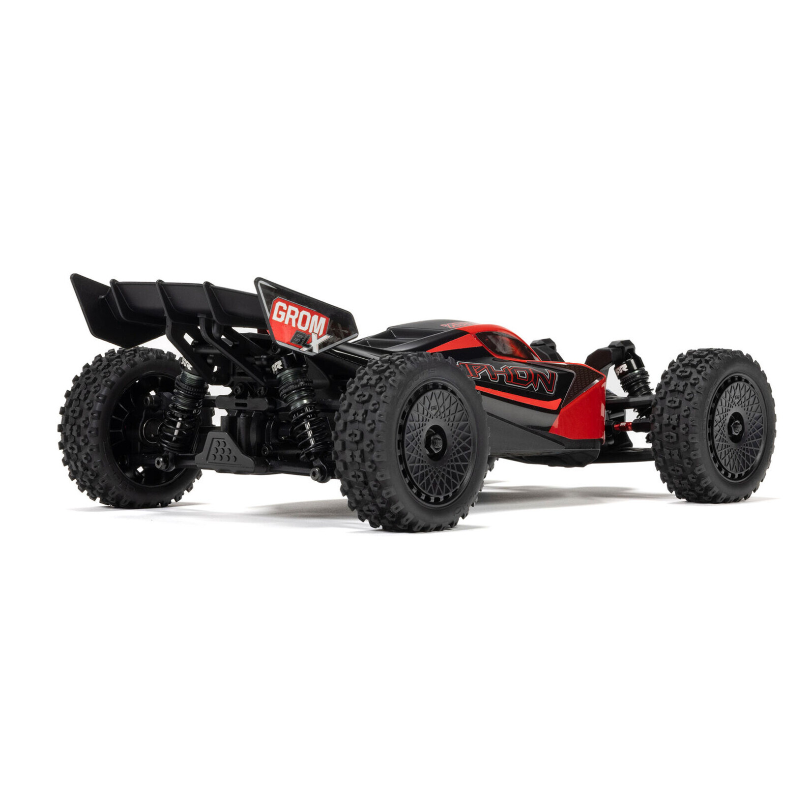 Arrma ARA2306ST1 - 1/18 BLX Typhon GROM 4X4 Brushless Buggy, RTR - Red