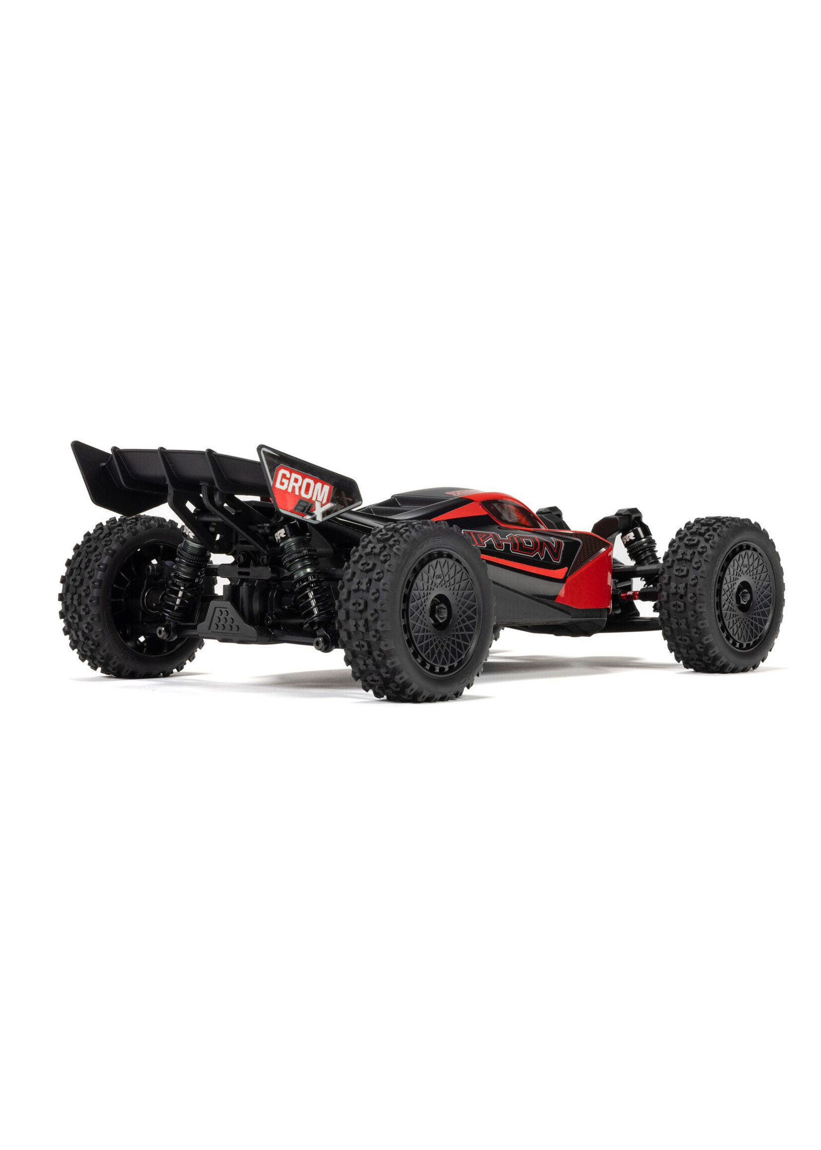 Arrma ARA2306ST1 - 1/18 BLX Typhon GROM 4X4 Brushless Buggy, RTR - Red