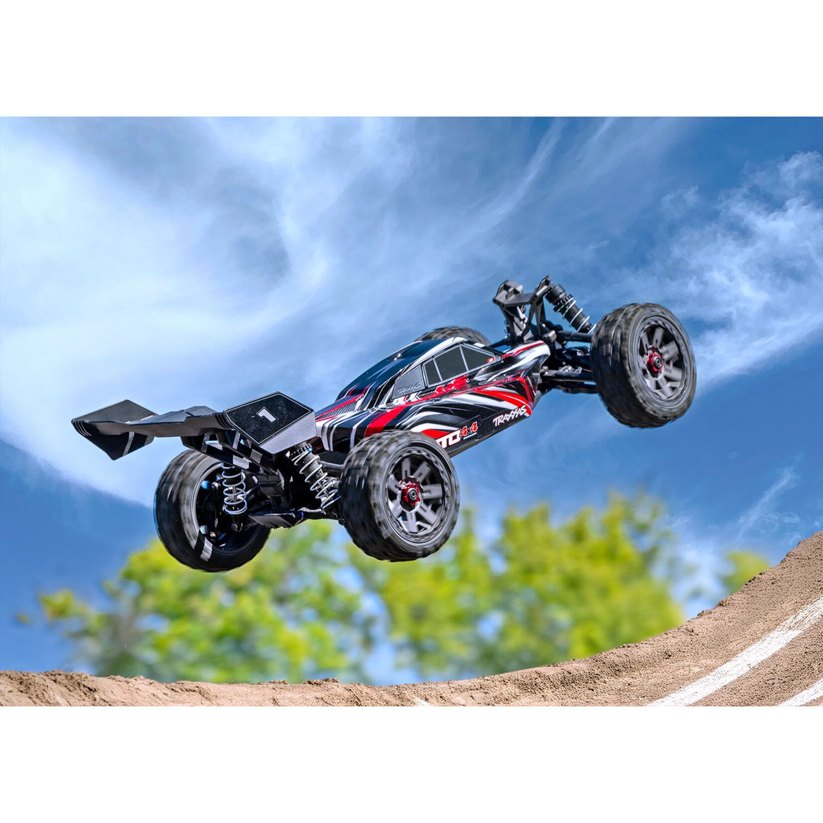 Traxxas 901544RED - Jato 4X4 Electric BL-2S Buggy - Red