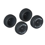 Arrma ARA550117 - dBoots "Fortress"  Glued Tire Set - Black