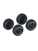 Arrma ARA550117 - dBoots "Fortress"  Glued Tire Set - Black