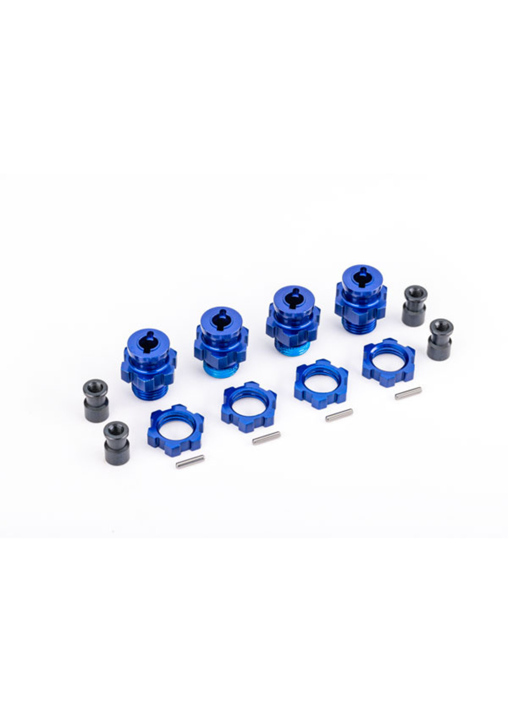 Traxxas 9086 - 17mm Wheel Hubs & Nuts - Blue