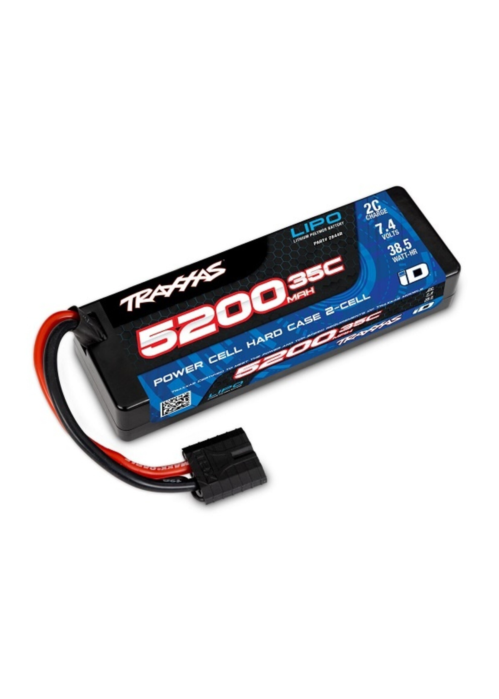 Traxxas 2844R - 5200mAh 7.4v 2-Cell 35C Hard Case LiPo