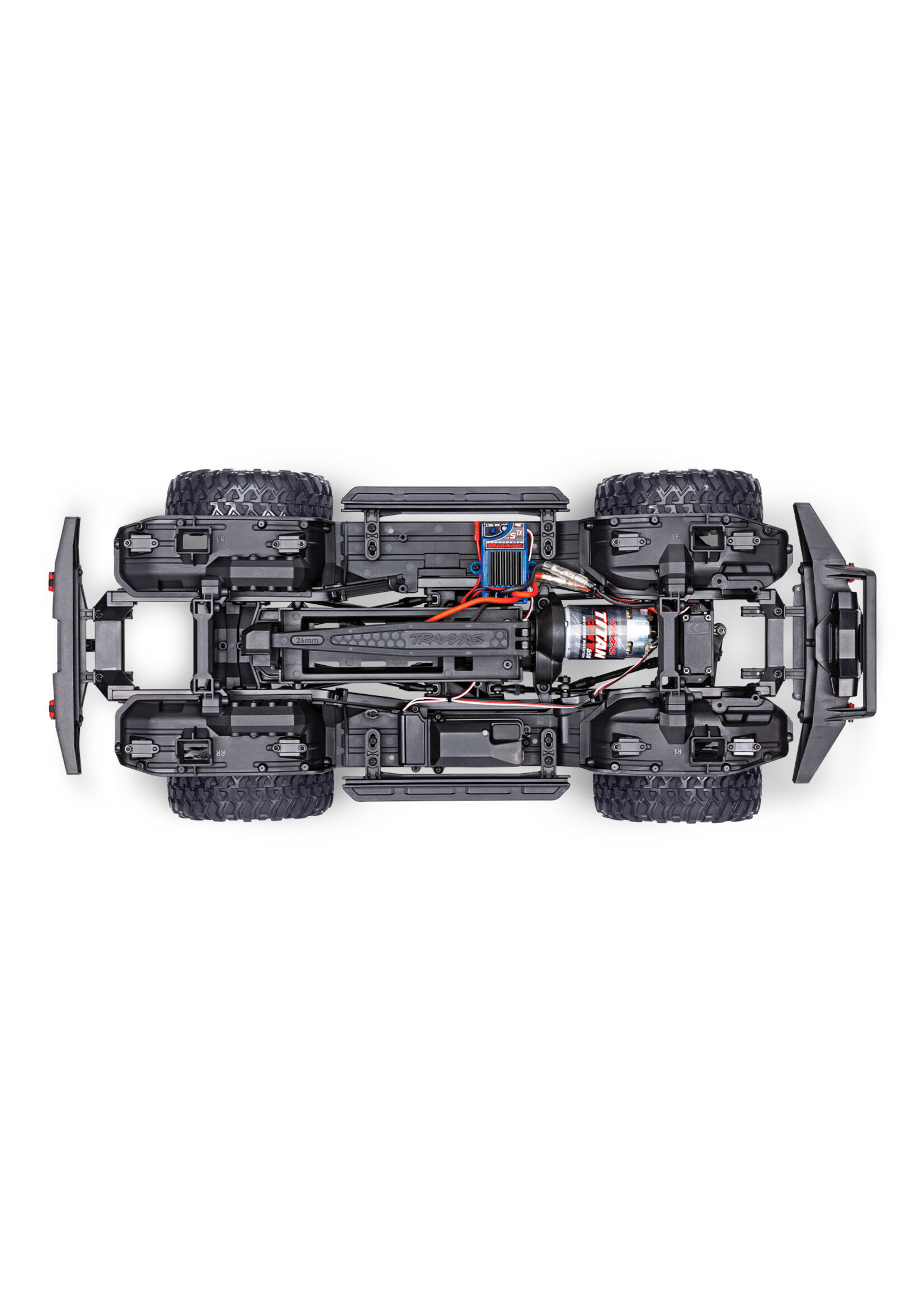 Traxxas 822244RED - TRX-4 Sport Clipless Crawler - Red