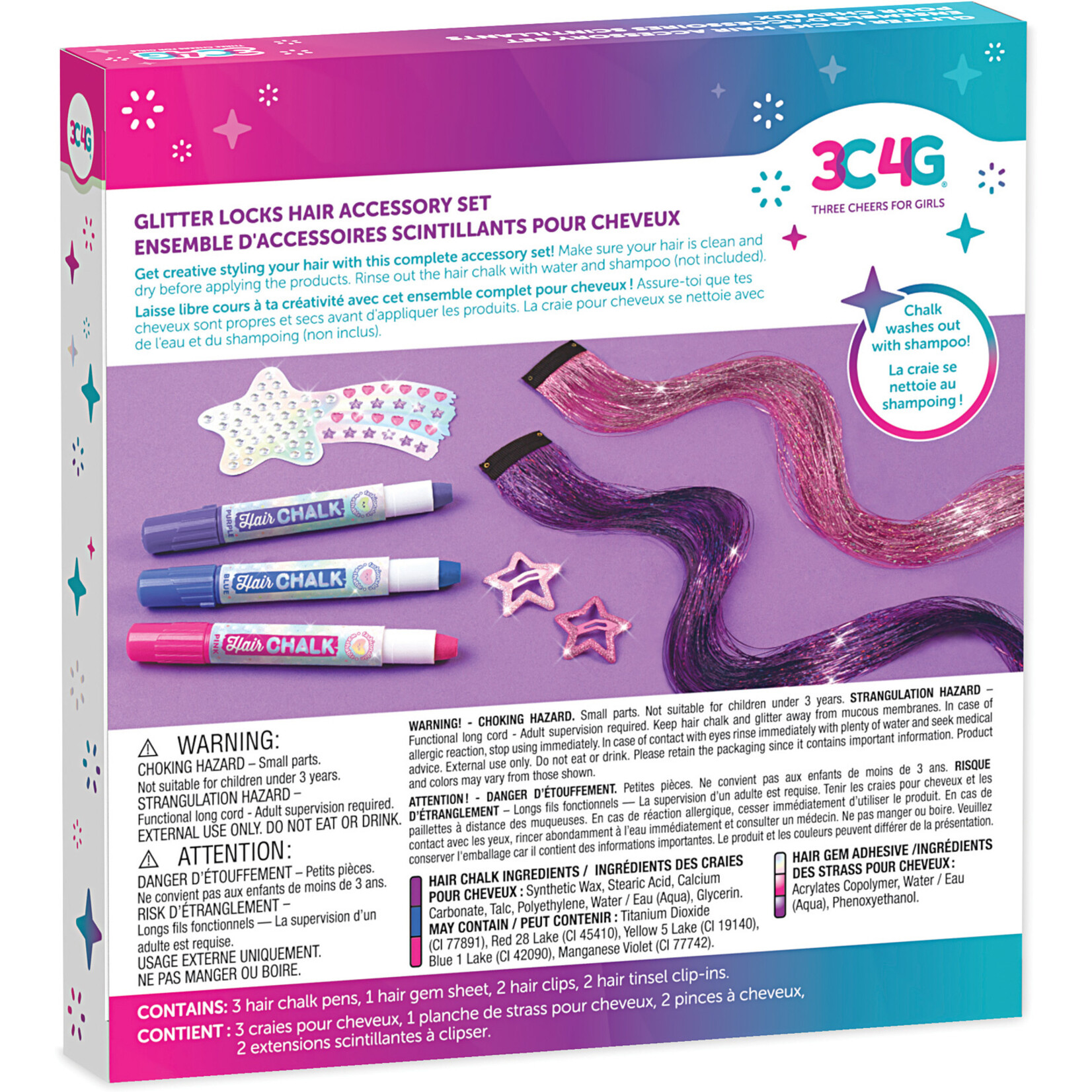 Make It Real Glitter Locks Hair Accessory Set