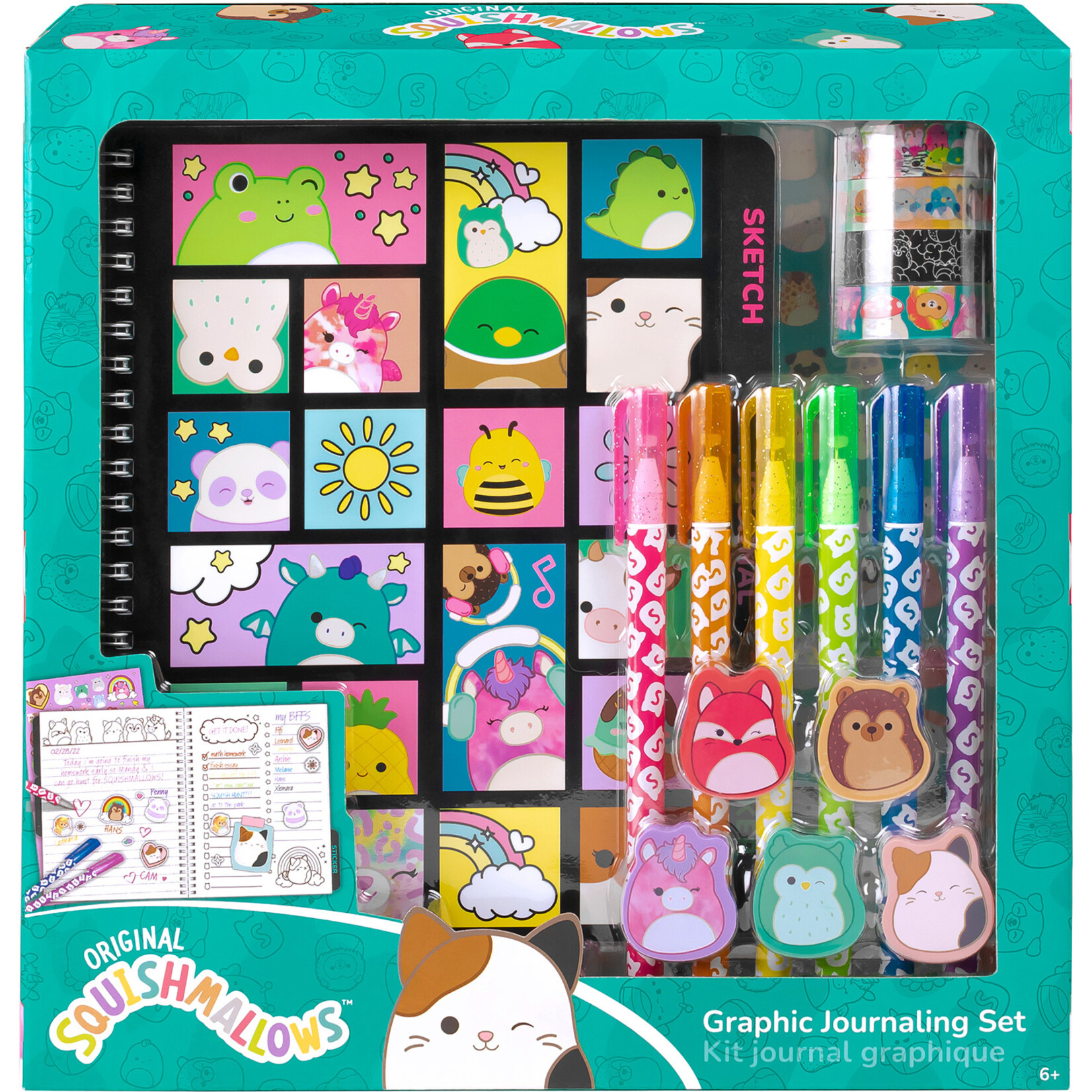 Fashion Angels Enterprises Squishmallows Graphic Journaling Set