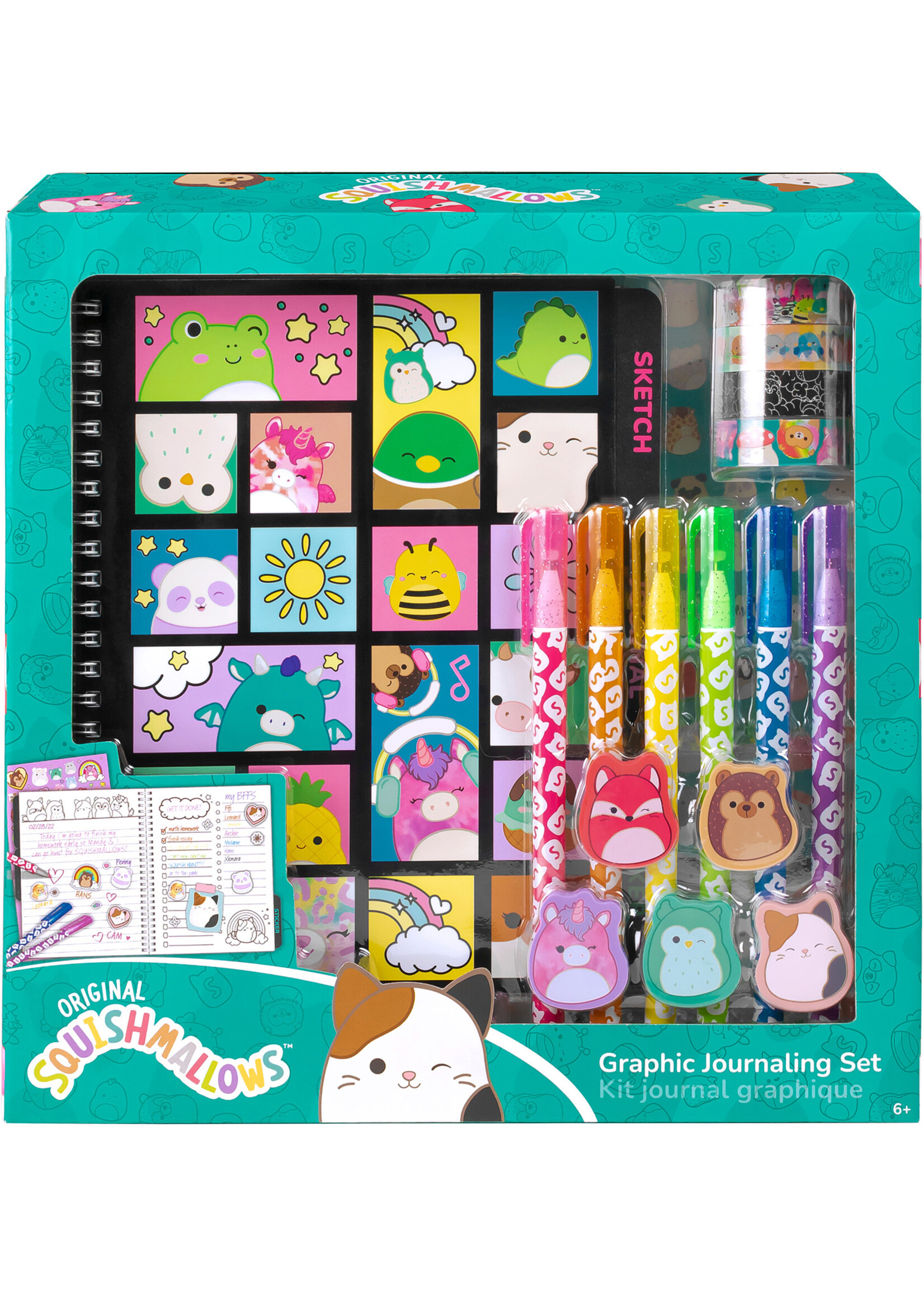 Fashion Angels Enterprises Squishmallows Graphic Journaling Set