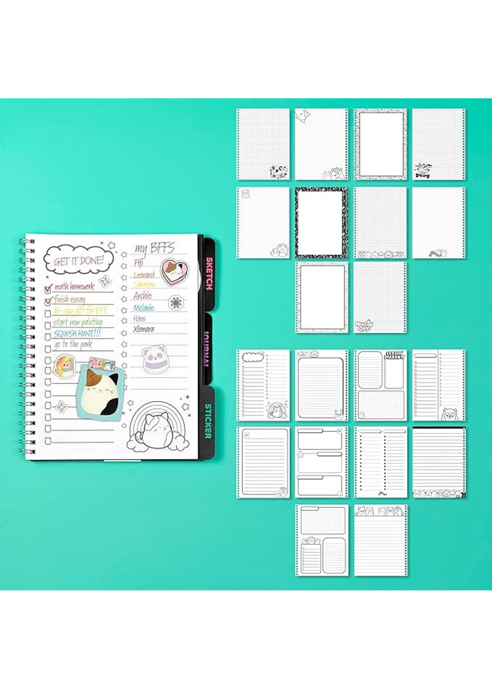 Fashion Angels Enterprises Squishmallows Graphic Journaling Set