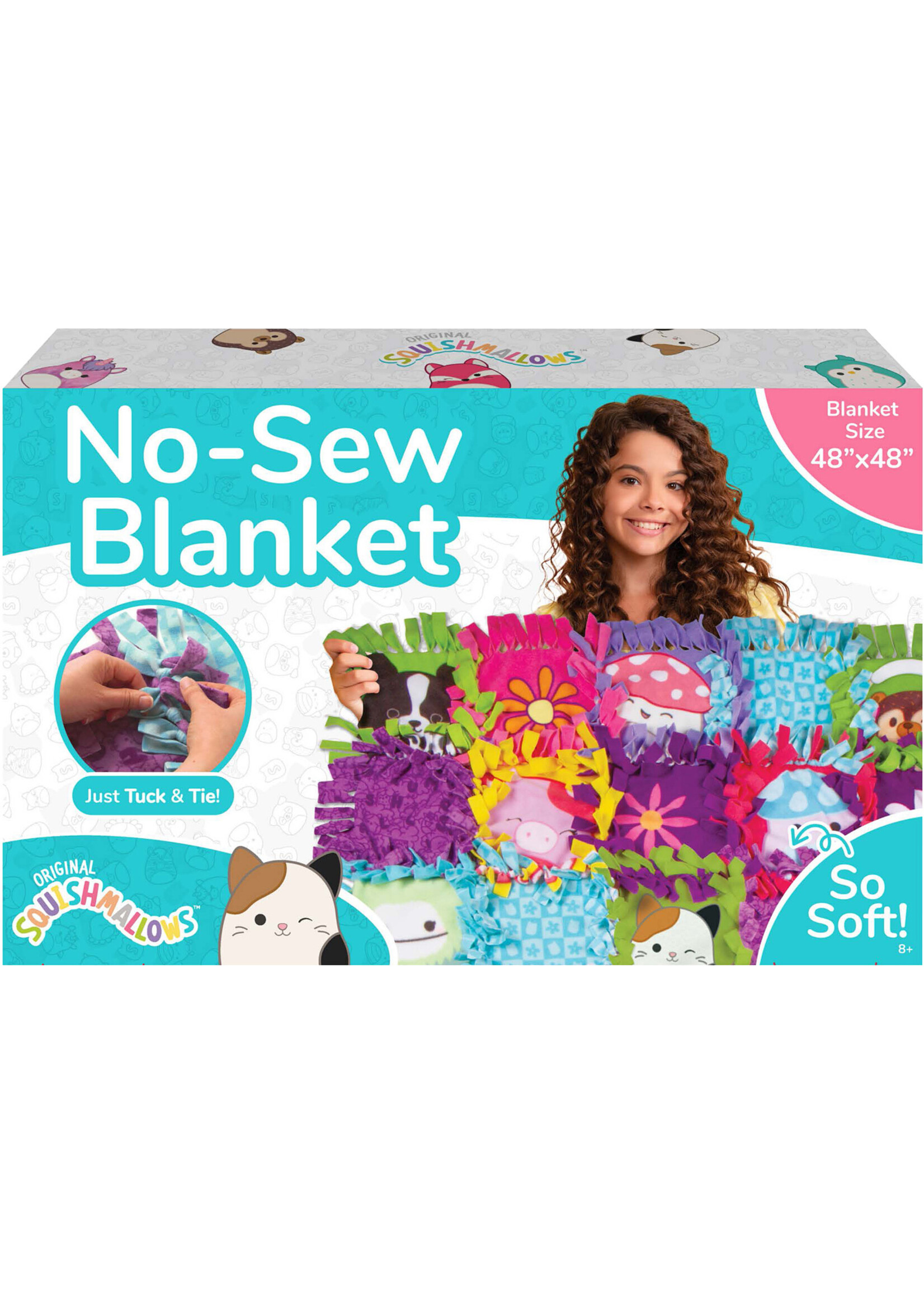 Fashion Angels Enterprises Squishmallow Design Your Own No-Sew Blanket