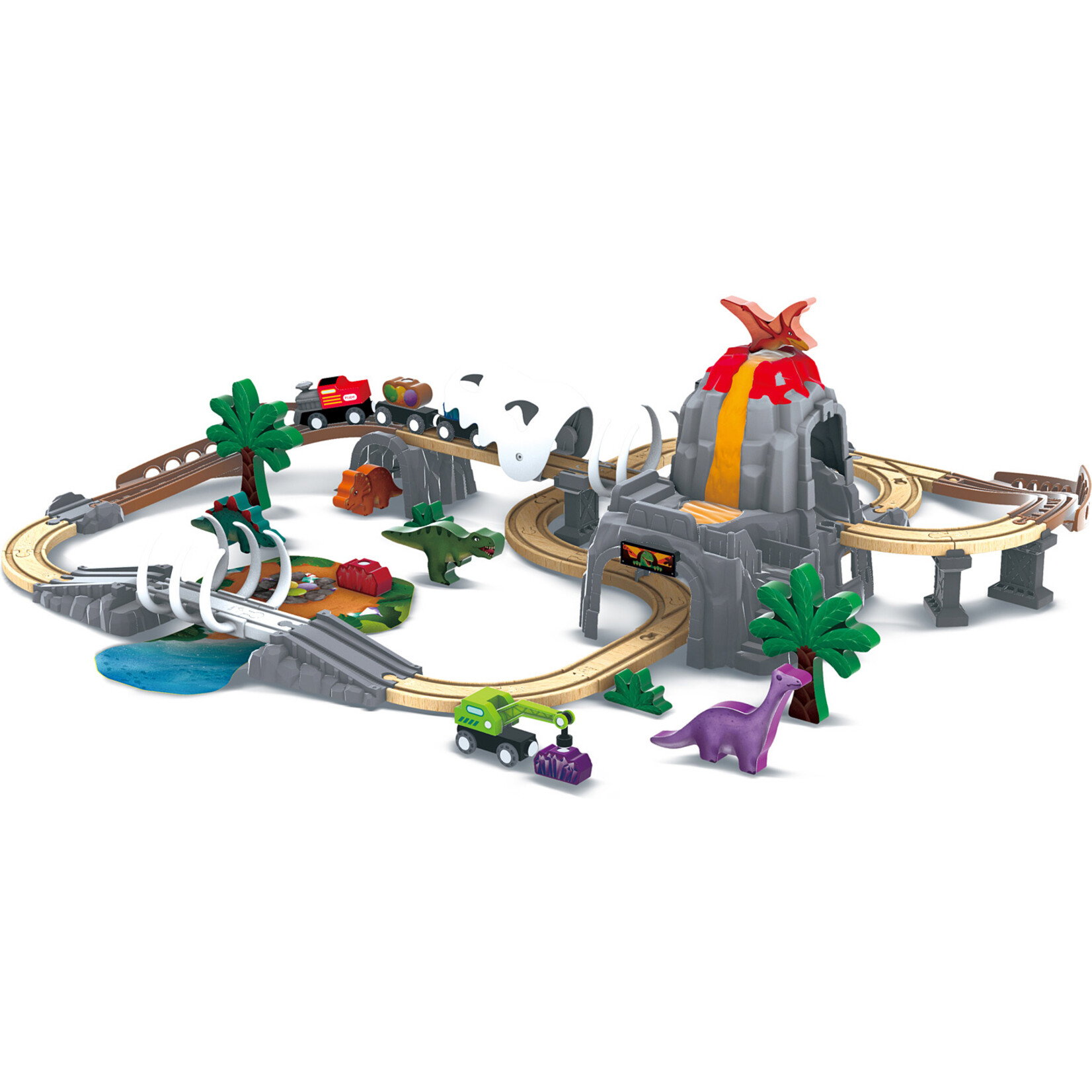 Hape Dino Railway Adventure Set