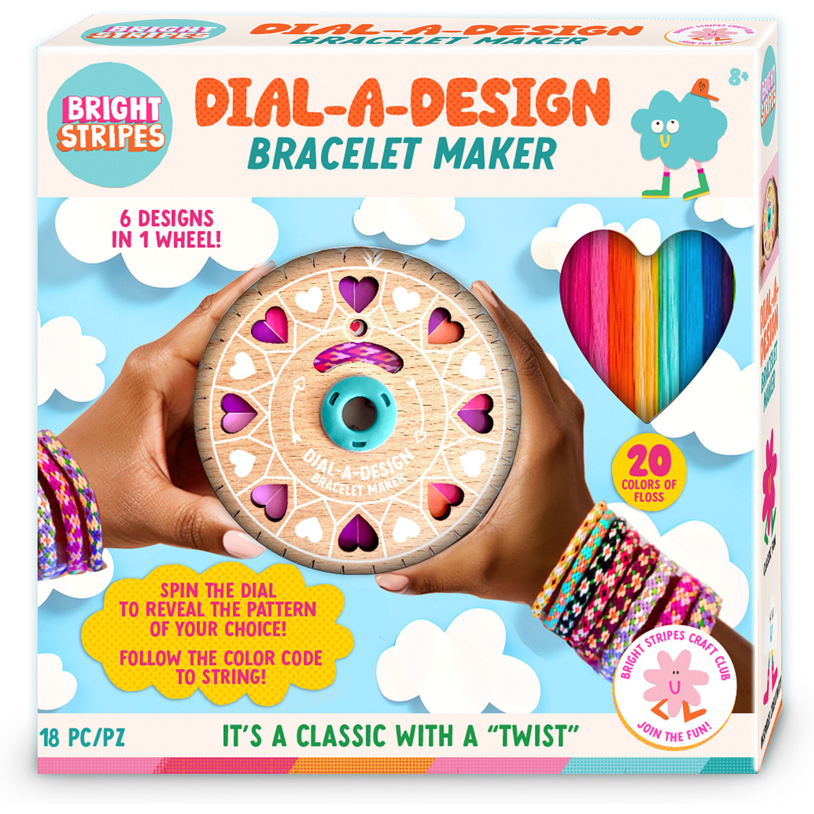 Bright Stripes Dial A Design Bracelet Maker