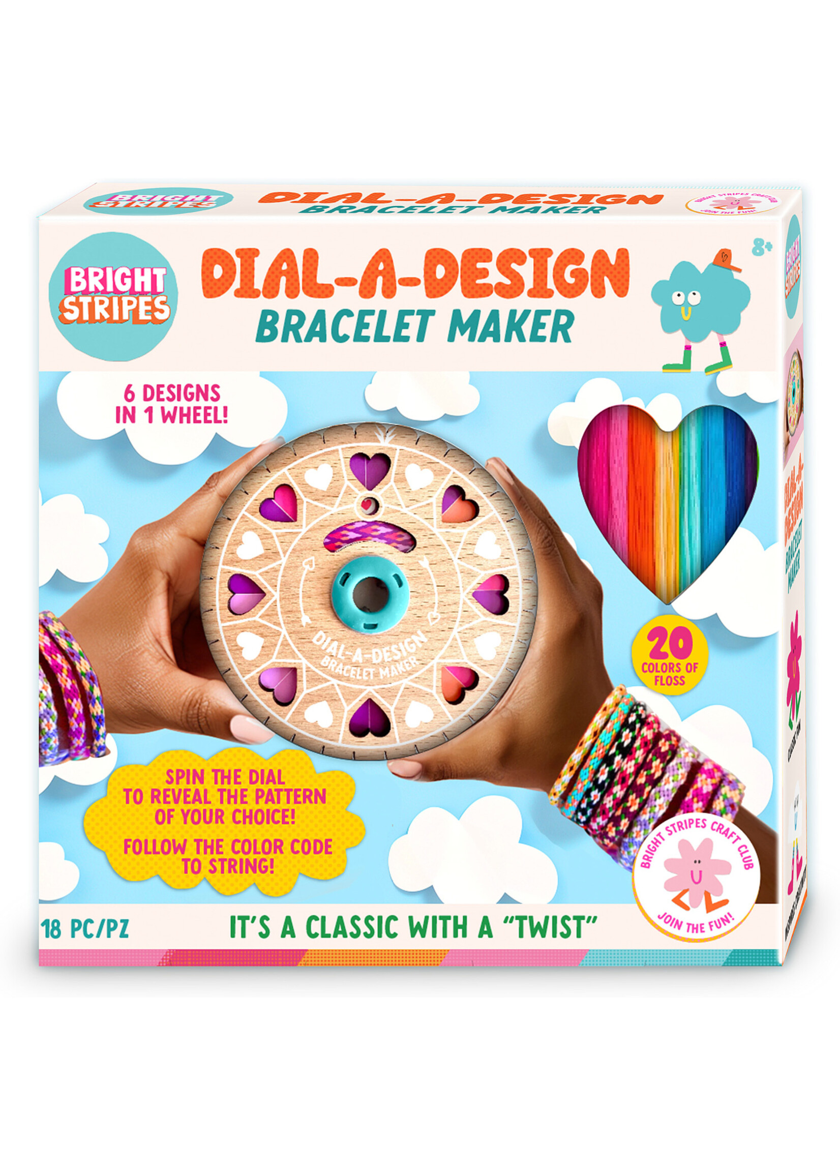 Bright Stripes Dial A Design Bracelet Maker