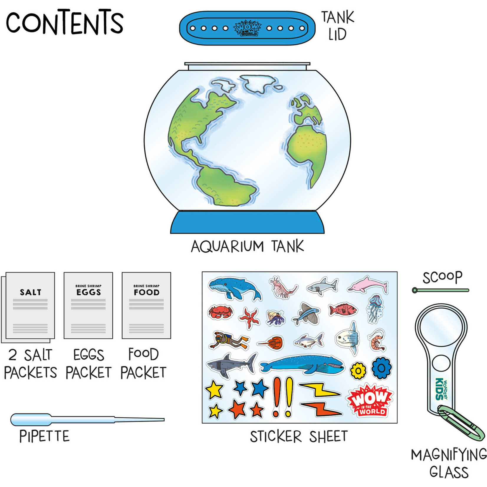 Thames & Kosmos Wow in the World: Sea Creatures Aquarium