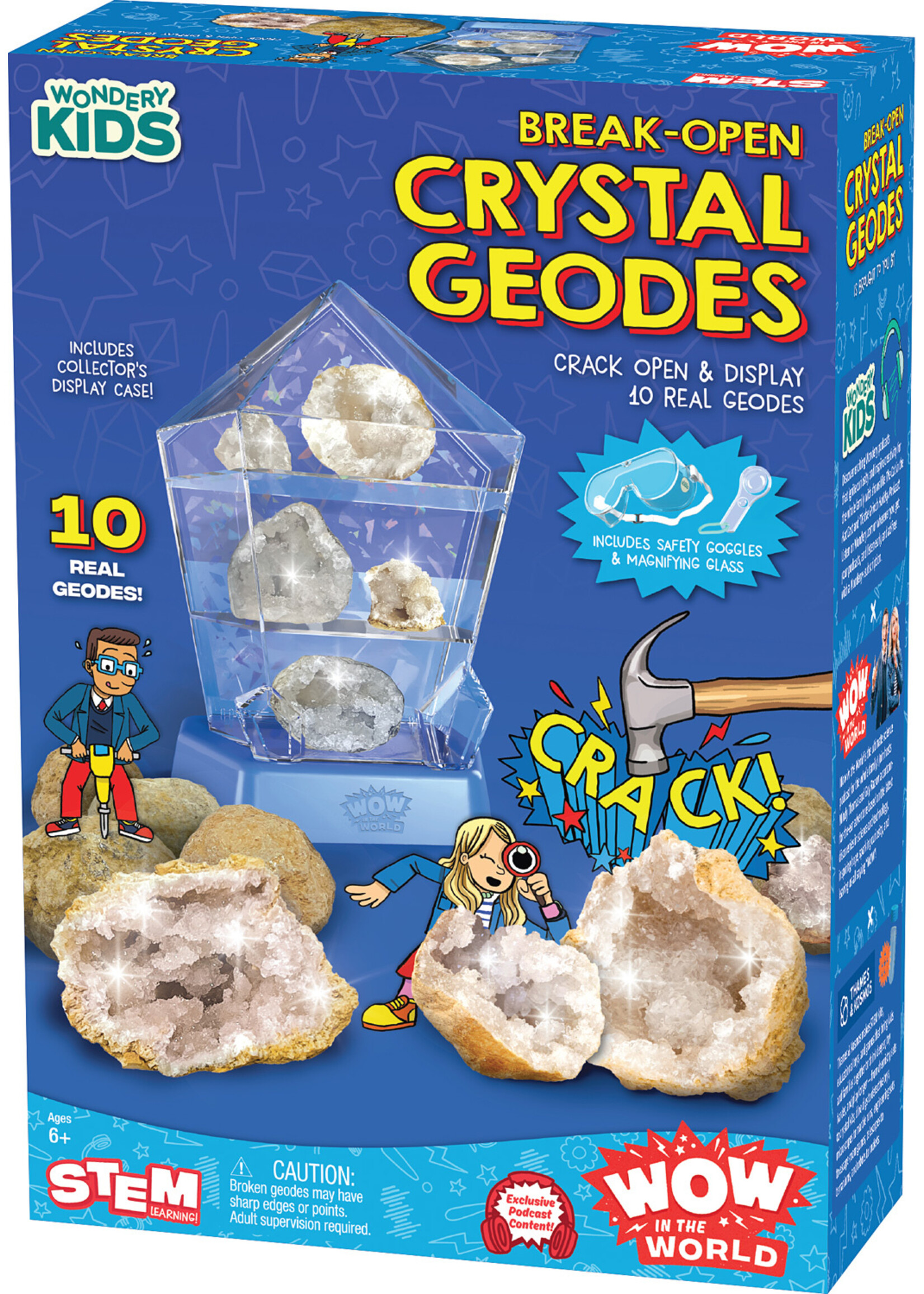 Thames & Kosmos Wow in the World: Break-Open Crystal Geodes