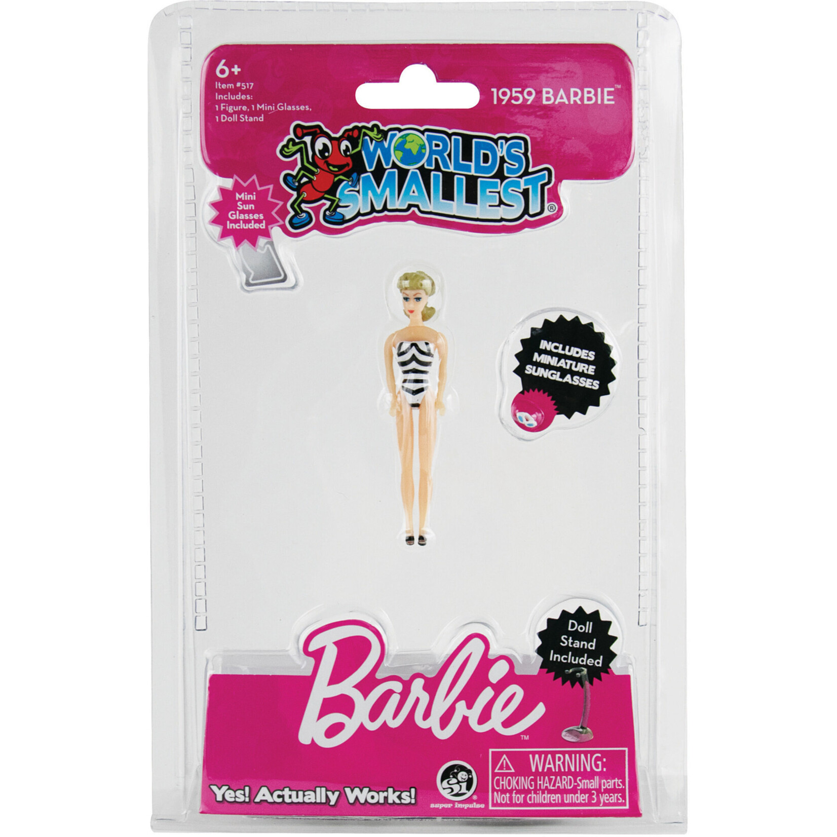 Super Impulse World's Smallest 1959 Barbie - Swimsuit