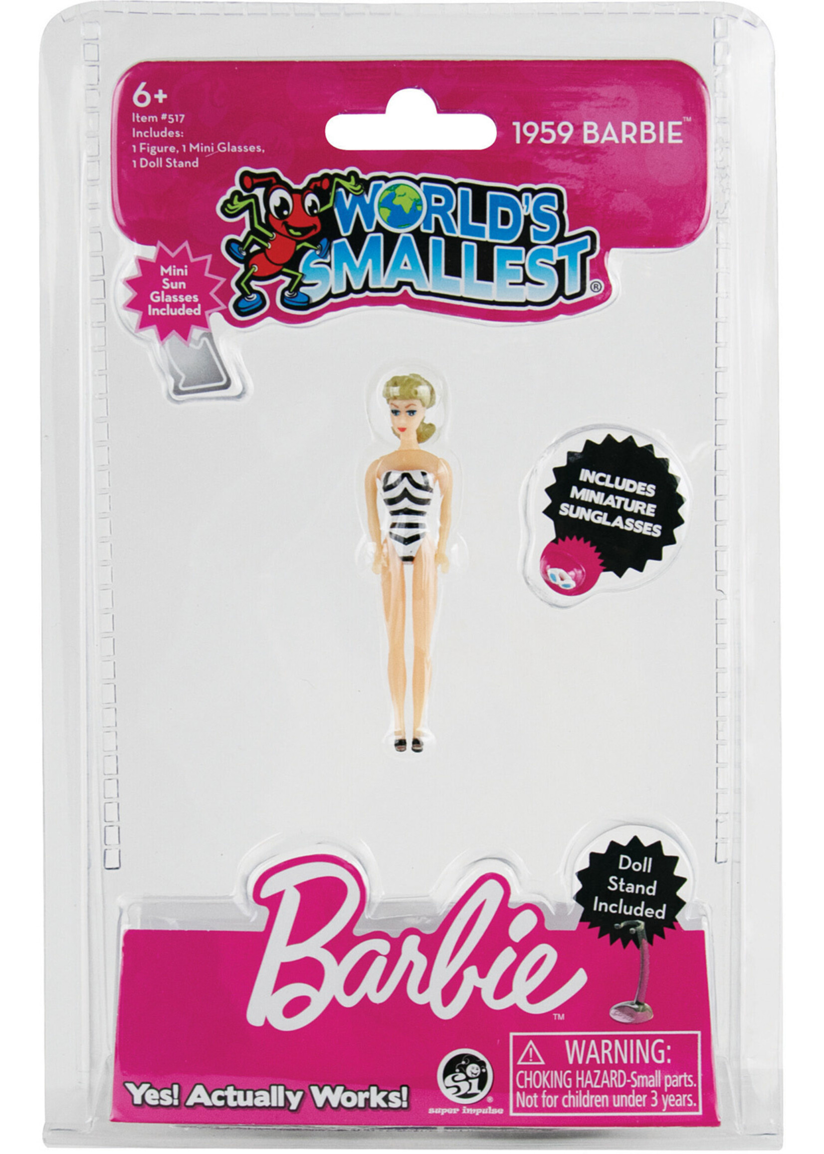 Super Impulse World's Smallest 1959 Barbie - Swimsuit