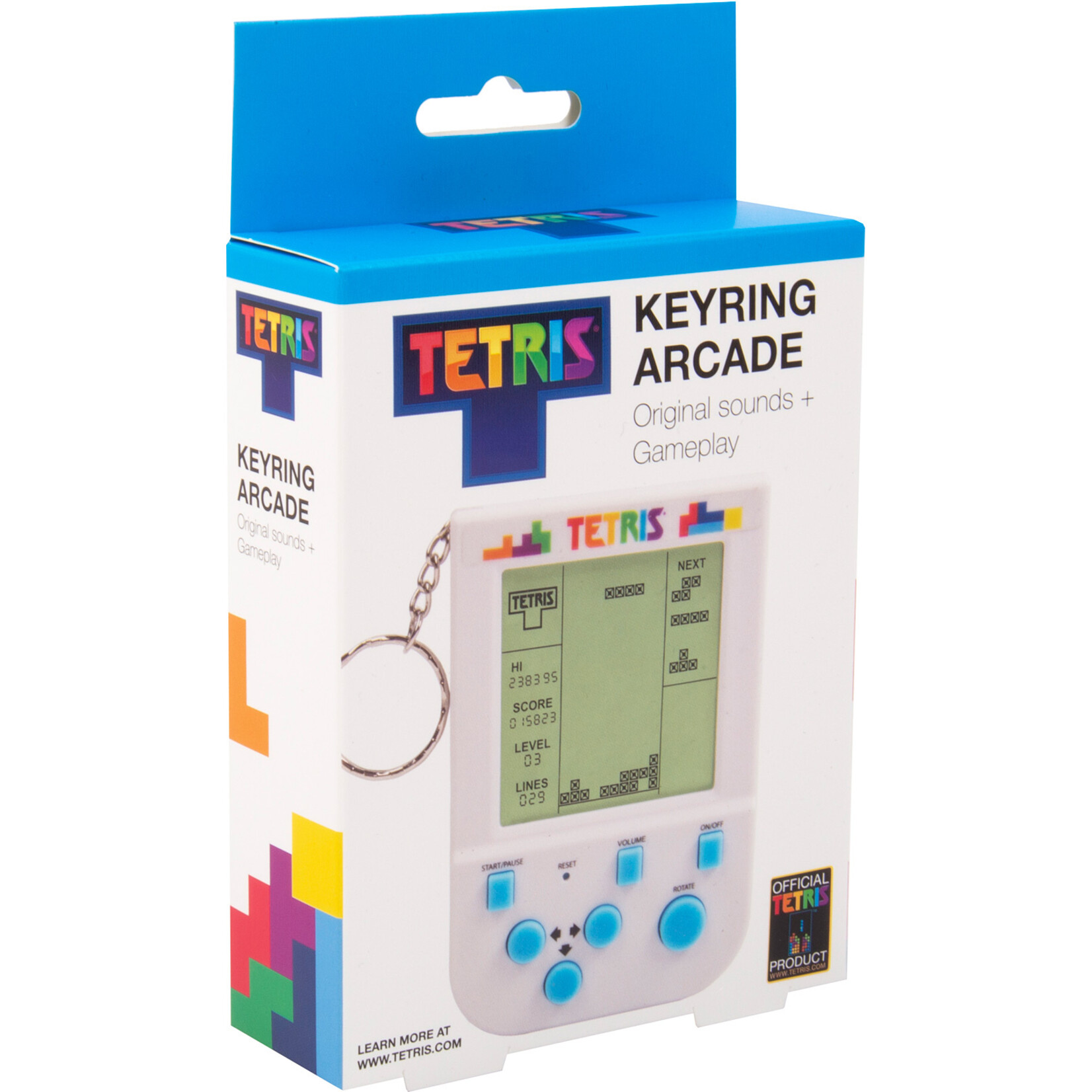 Fizz Creations Tetris Keyring Arcade Game