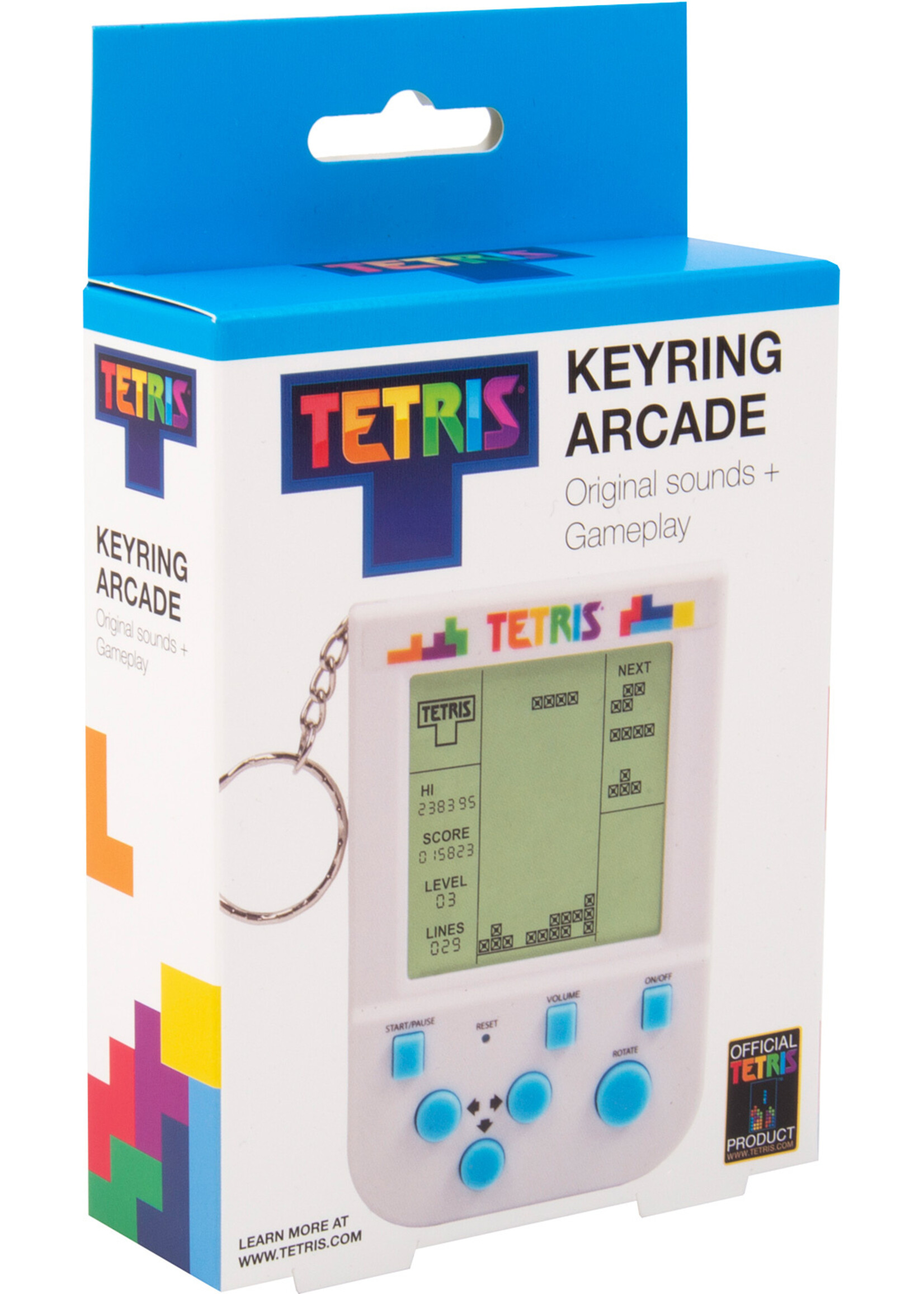 Fizz Creations Tetris Keyring Arcade Game