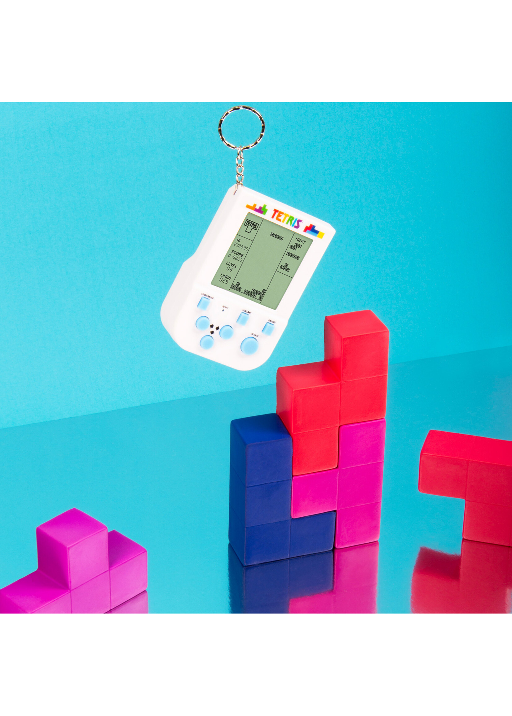 Fizz Creations Tetris Keyring Arcade Game