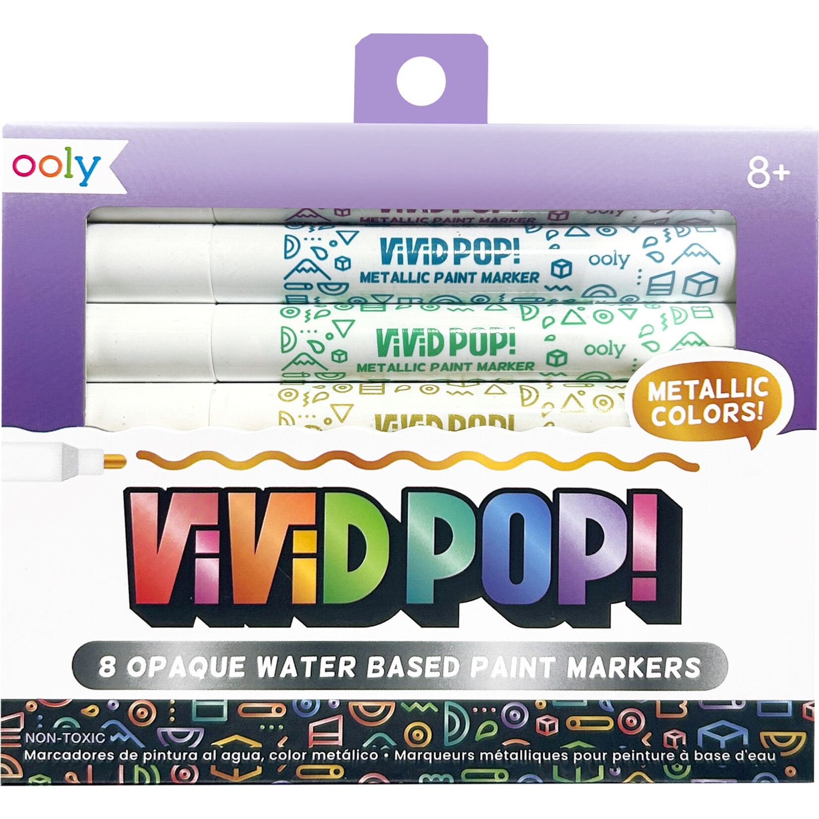 Ooly Vivid Pop! Metallic Paint Markers
