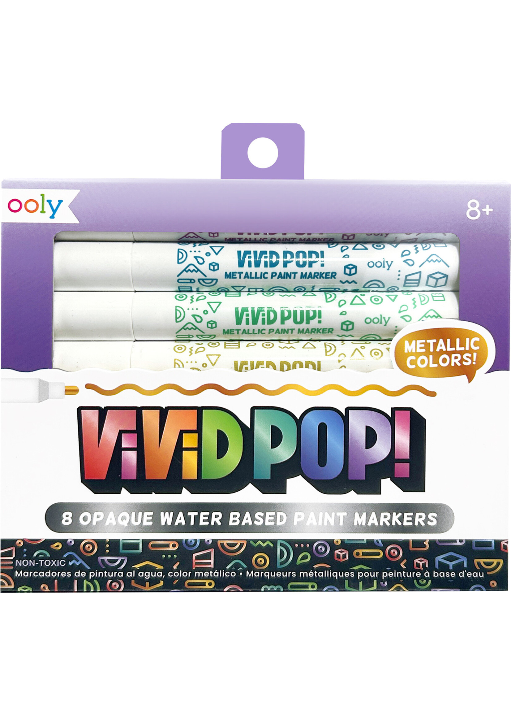 Ooly Vivid Pop! Metallic Paint Markers