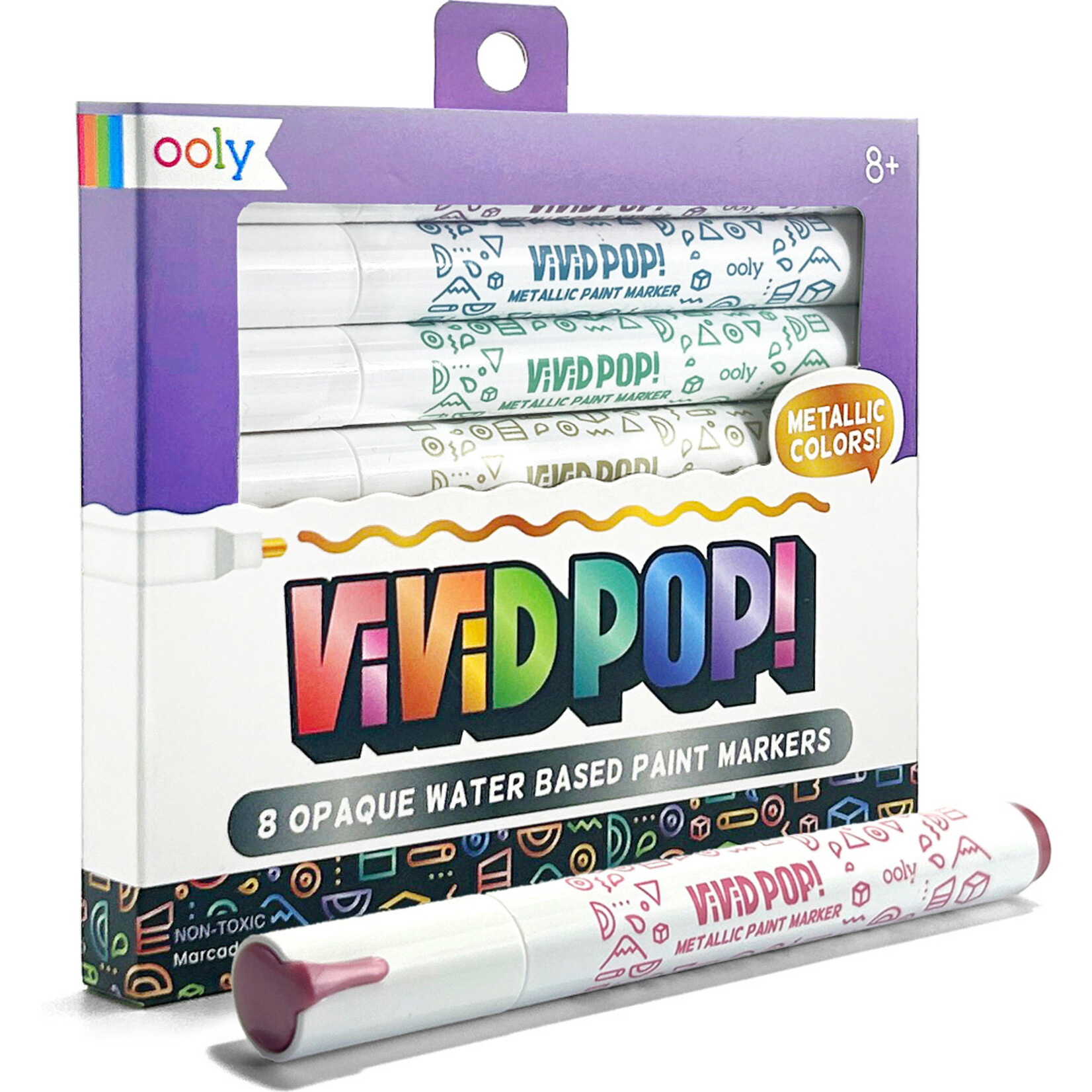 Ooly Vivid Pop! Metallic Paint Markers