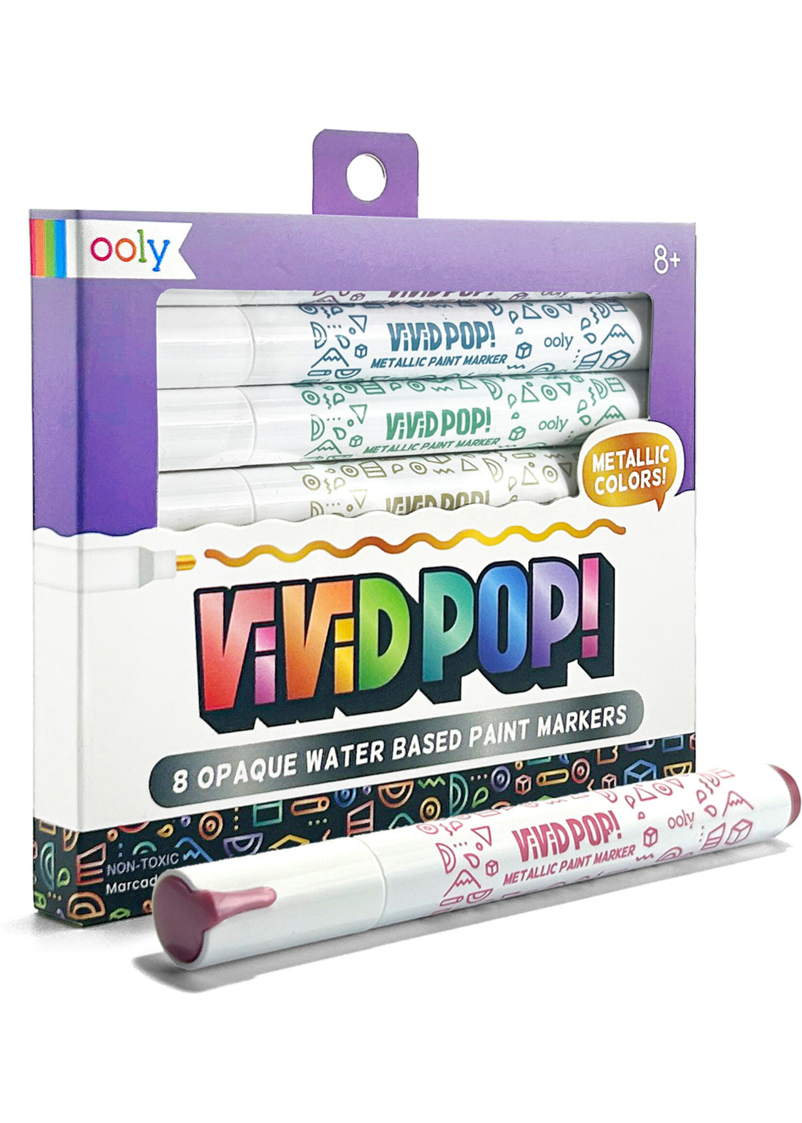 Ooly Vivid Pop! Metallic Paint Markers