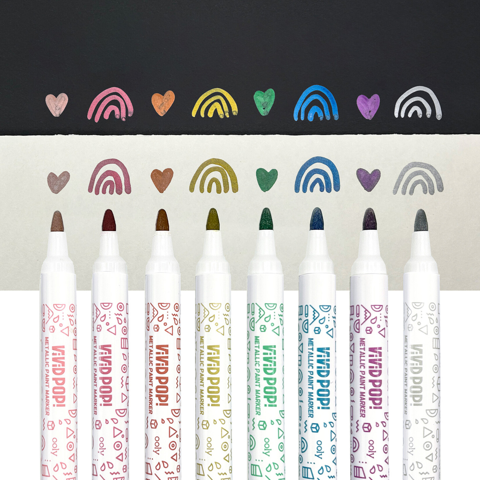 Ooly Vivid Pop! Metallic Paint Markers