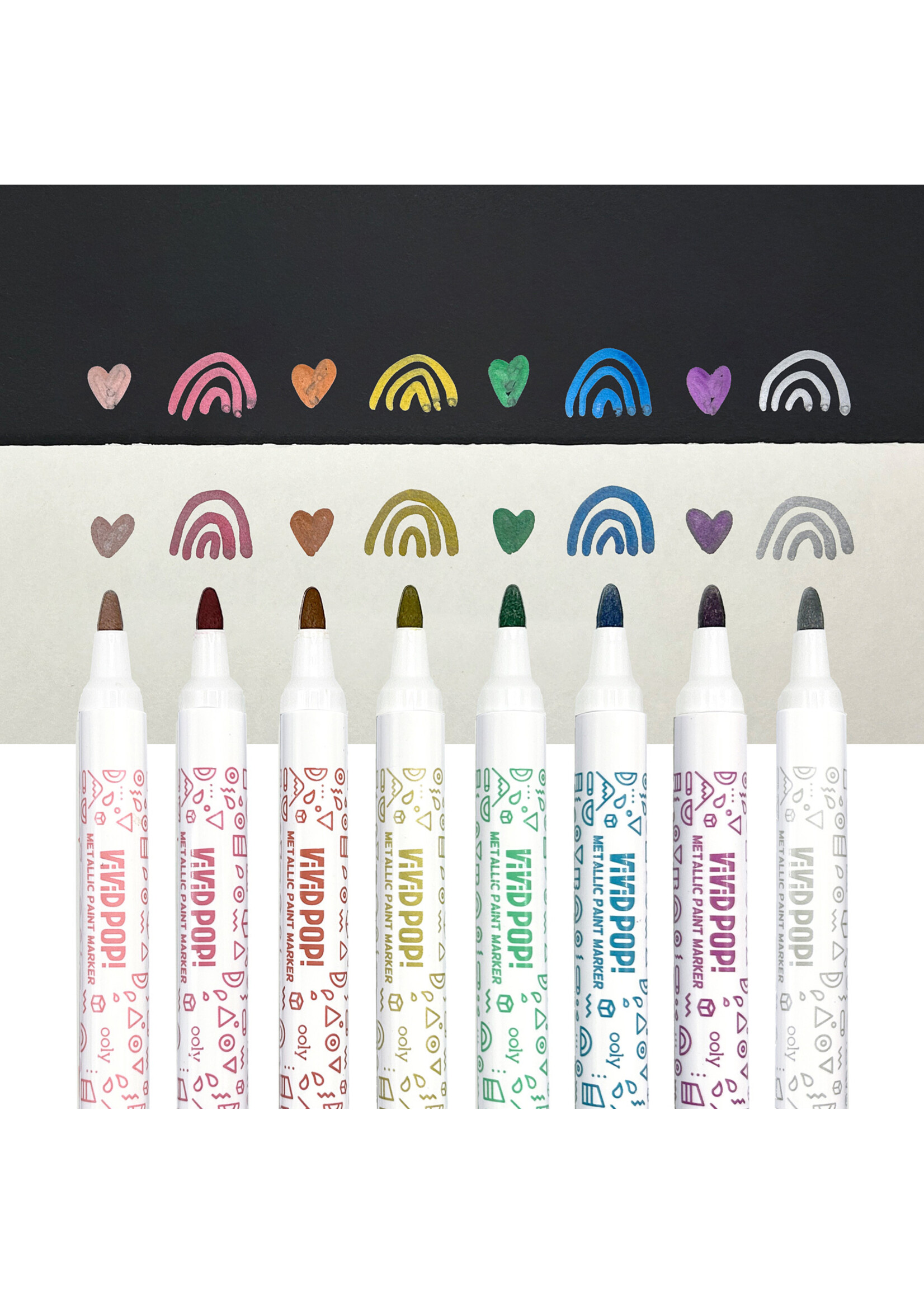 Ooly Vivid Pop! Metallic Paint Markers