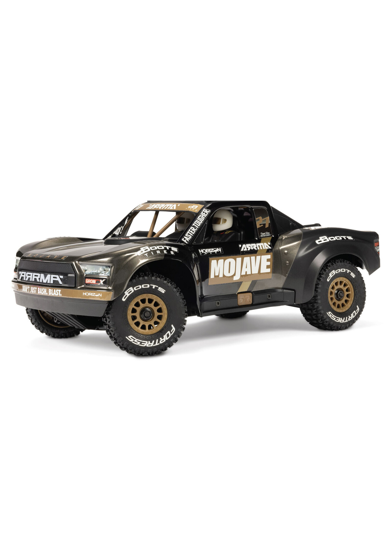 Arrma 1/18 Mojave GROM 4X4 223S BLX Brushless Small Desert Truck - Black