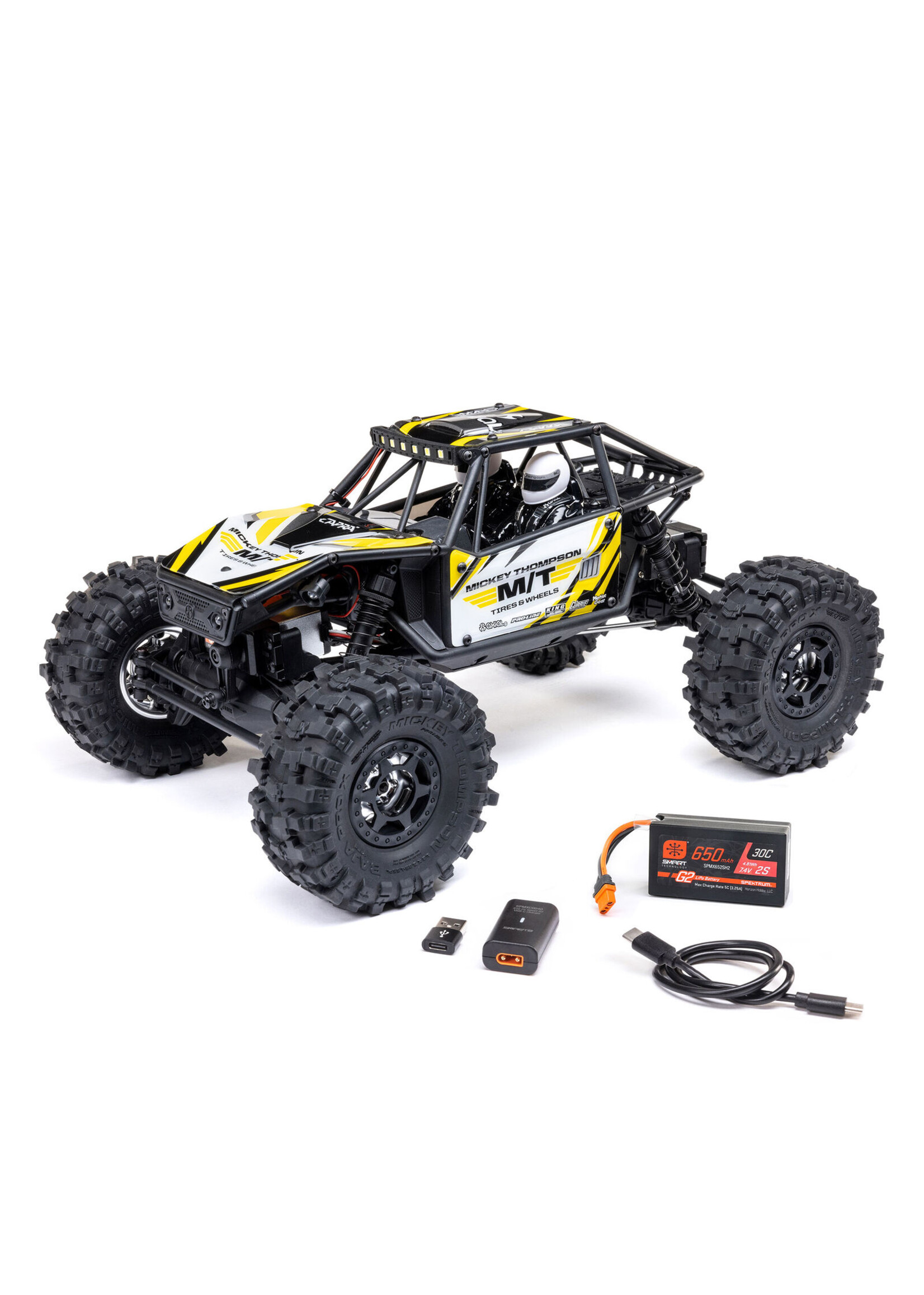 Axial AXI-1750T2 - UTB18 Capra 4WS 4X4 - Yellow
